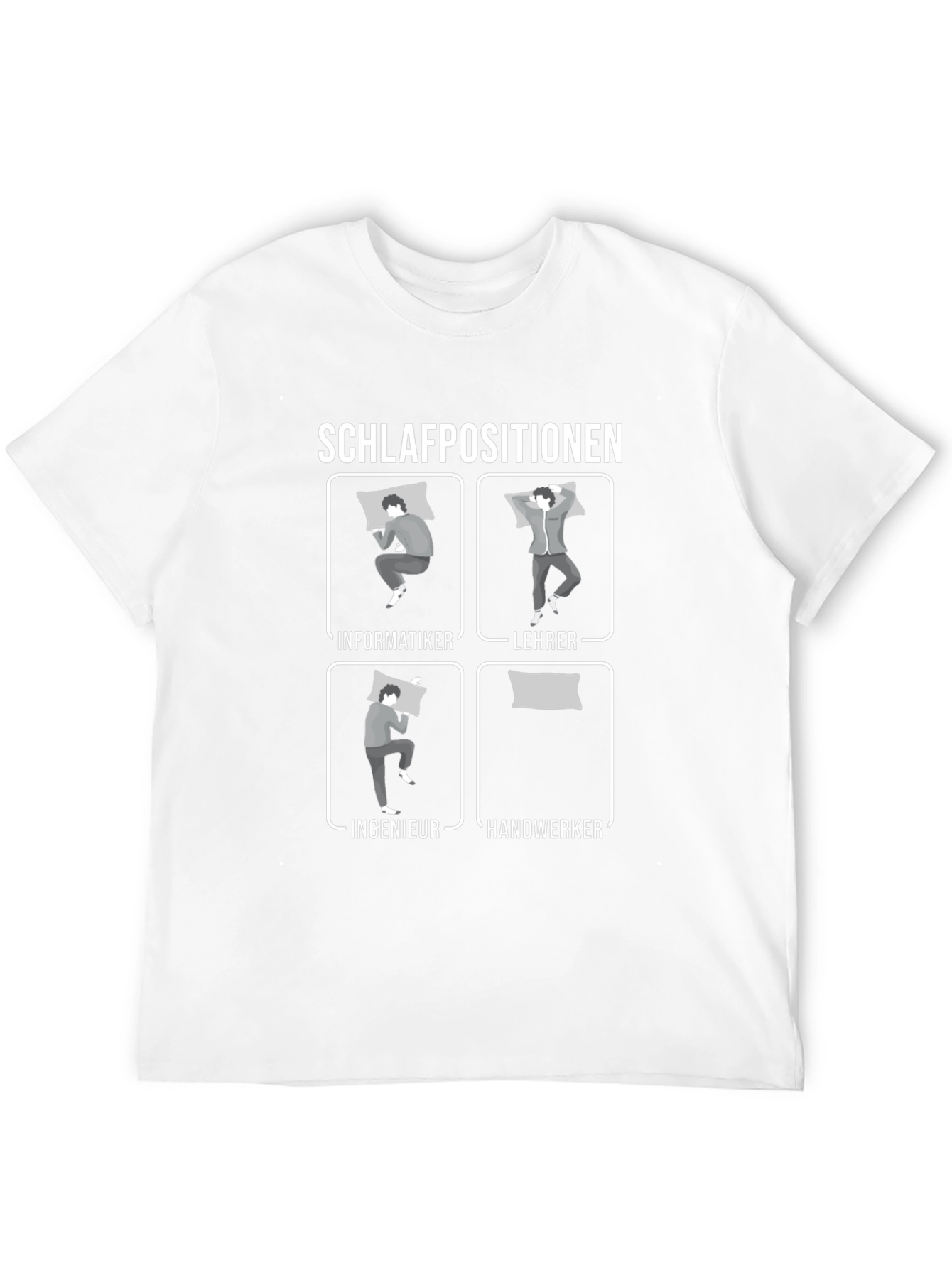 Schlafpositionen Occupation T-Shirt - Humorous Tee