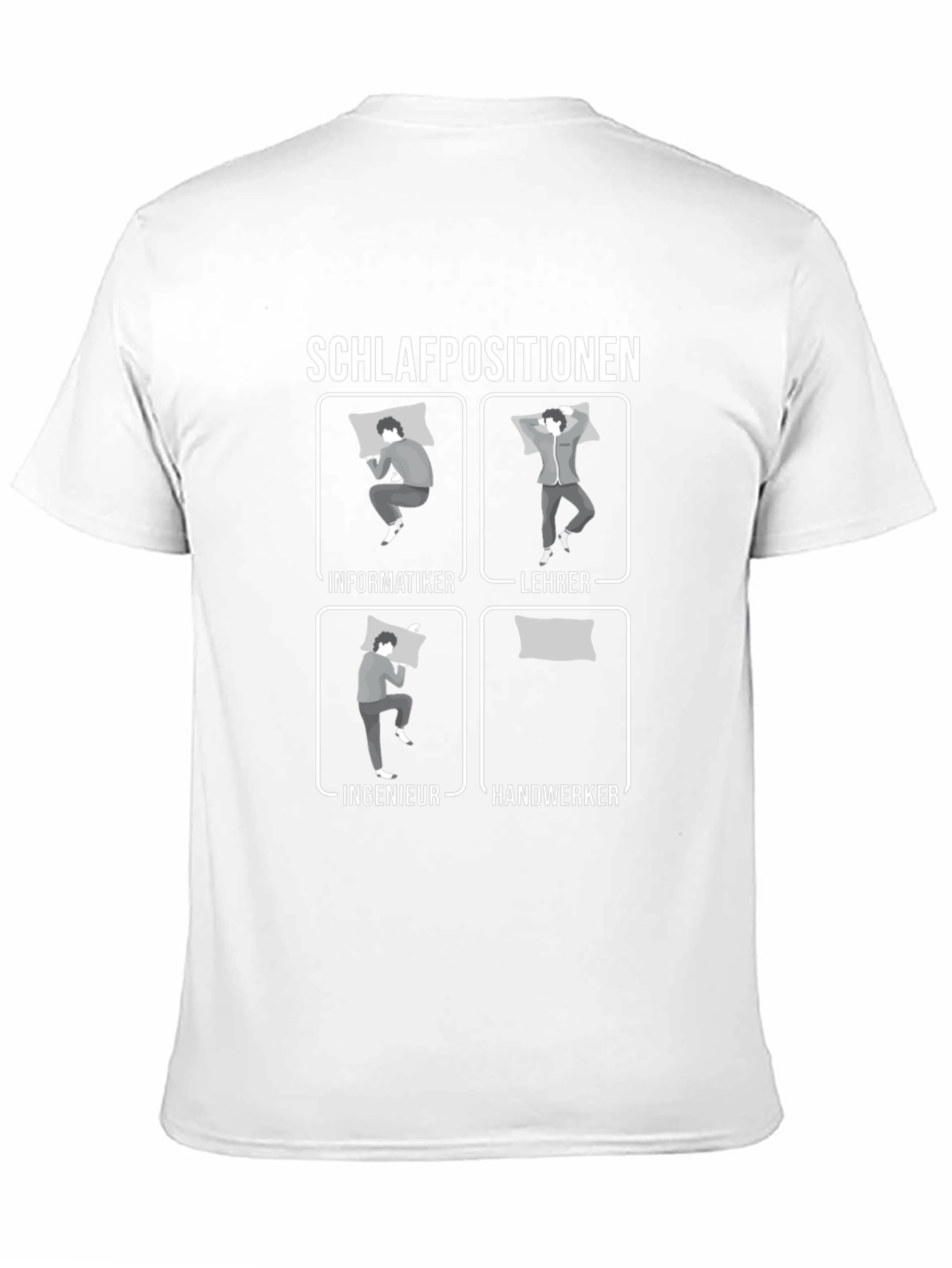 Schlafpositionen Occupation T-Shirt - Humorous Tee