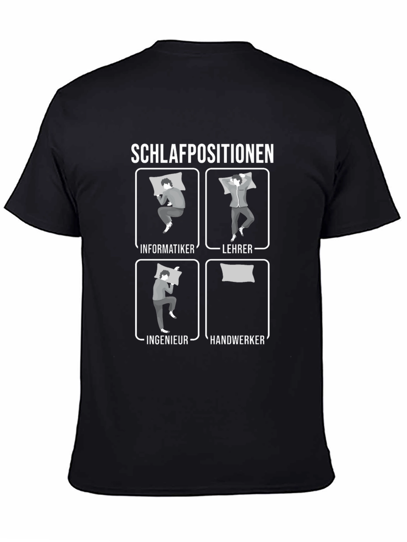 Schlafpositionen Occupation T-Shirt - Humorous Tee