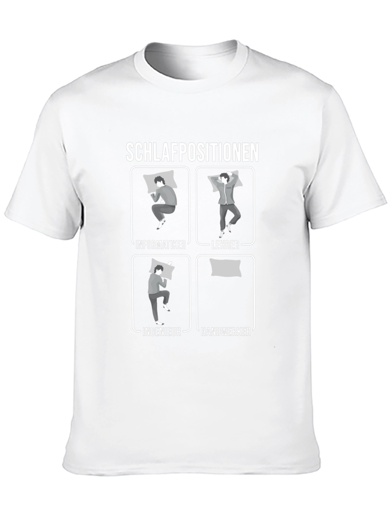 Schlafpositionen Occupation T-Shirt - Humorous Tee