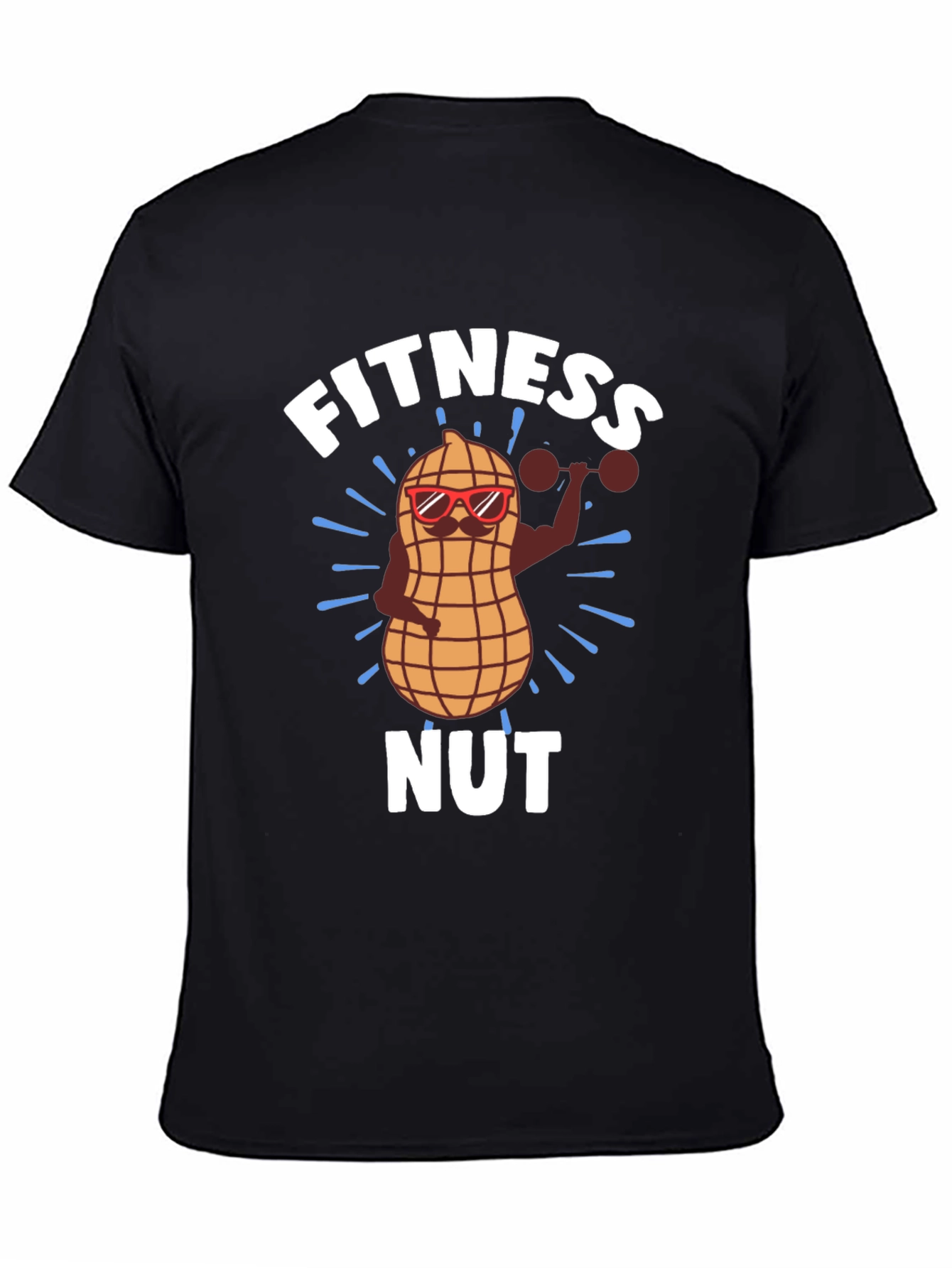 Fitness Nut T-Shirt - Funny Workout Gym Tee