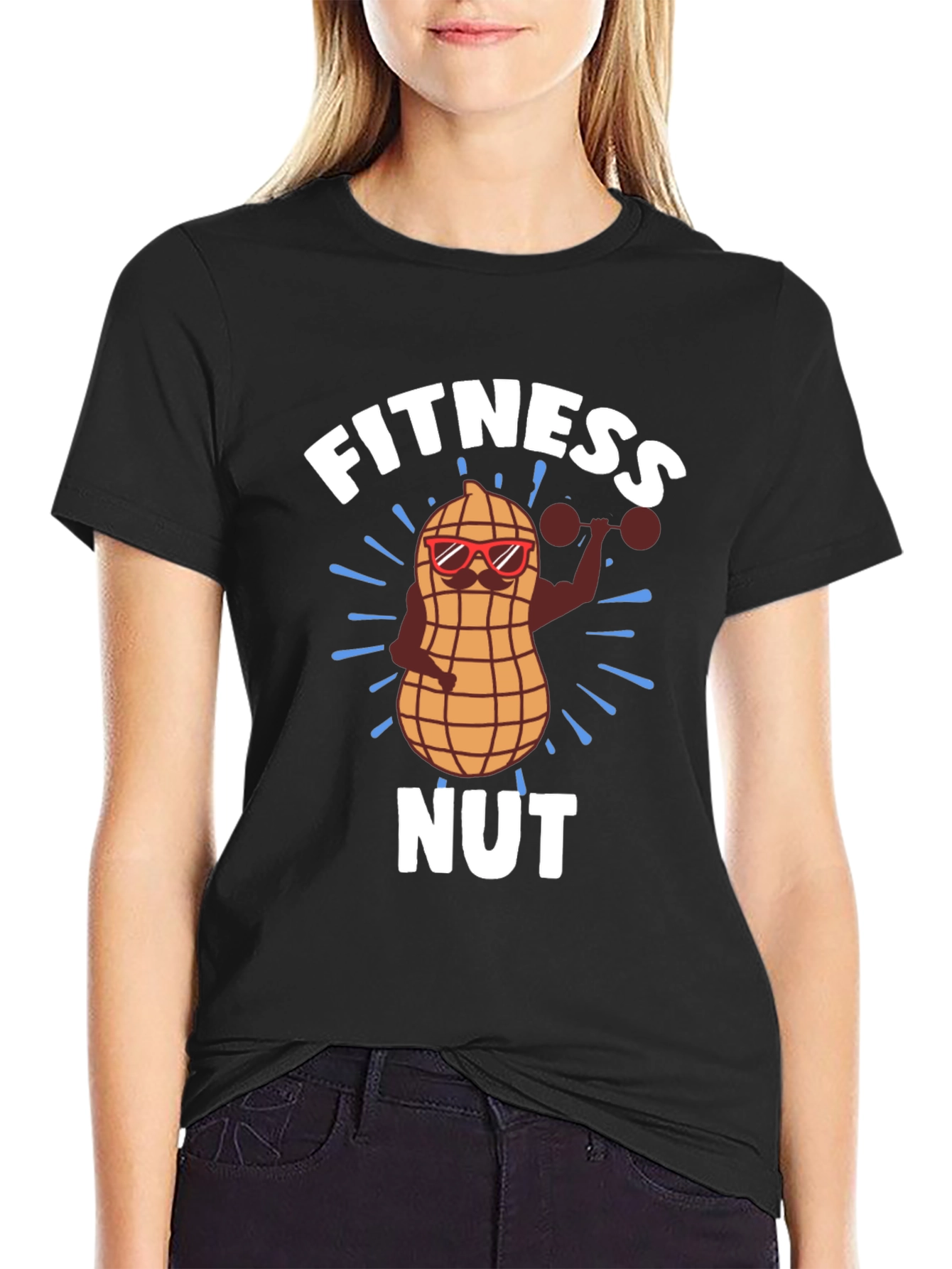 Fitness Nut T-Shirt - Funny Workout Gym Tee