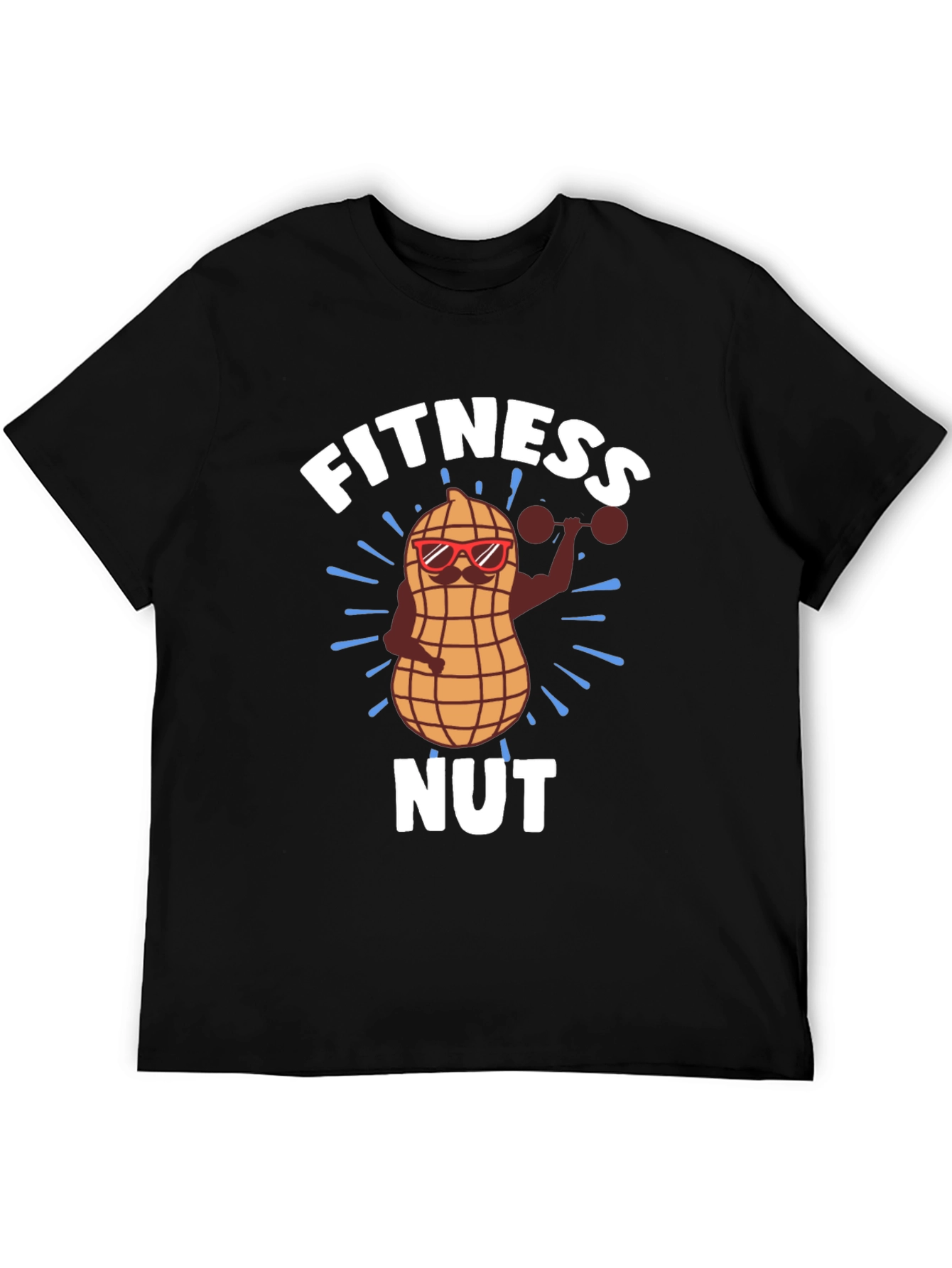 Fitness Nut T-Shirt - Funny Workout Gym Tee