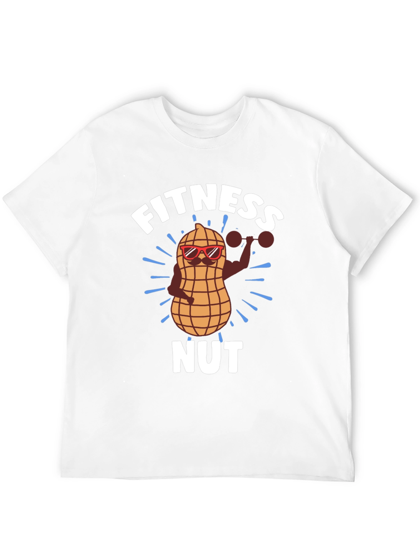 Fitness Nut T-Shirt - Funny Workout Gym Tee