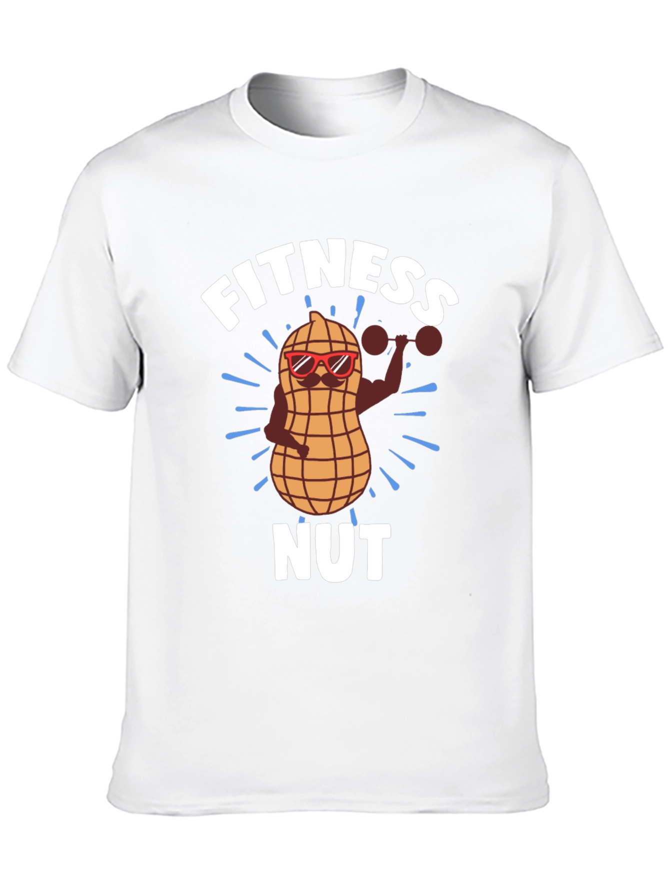 Fitness Nut T-Shirt - Funny Workout Gym Tee