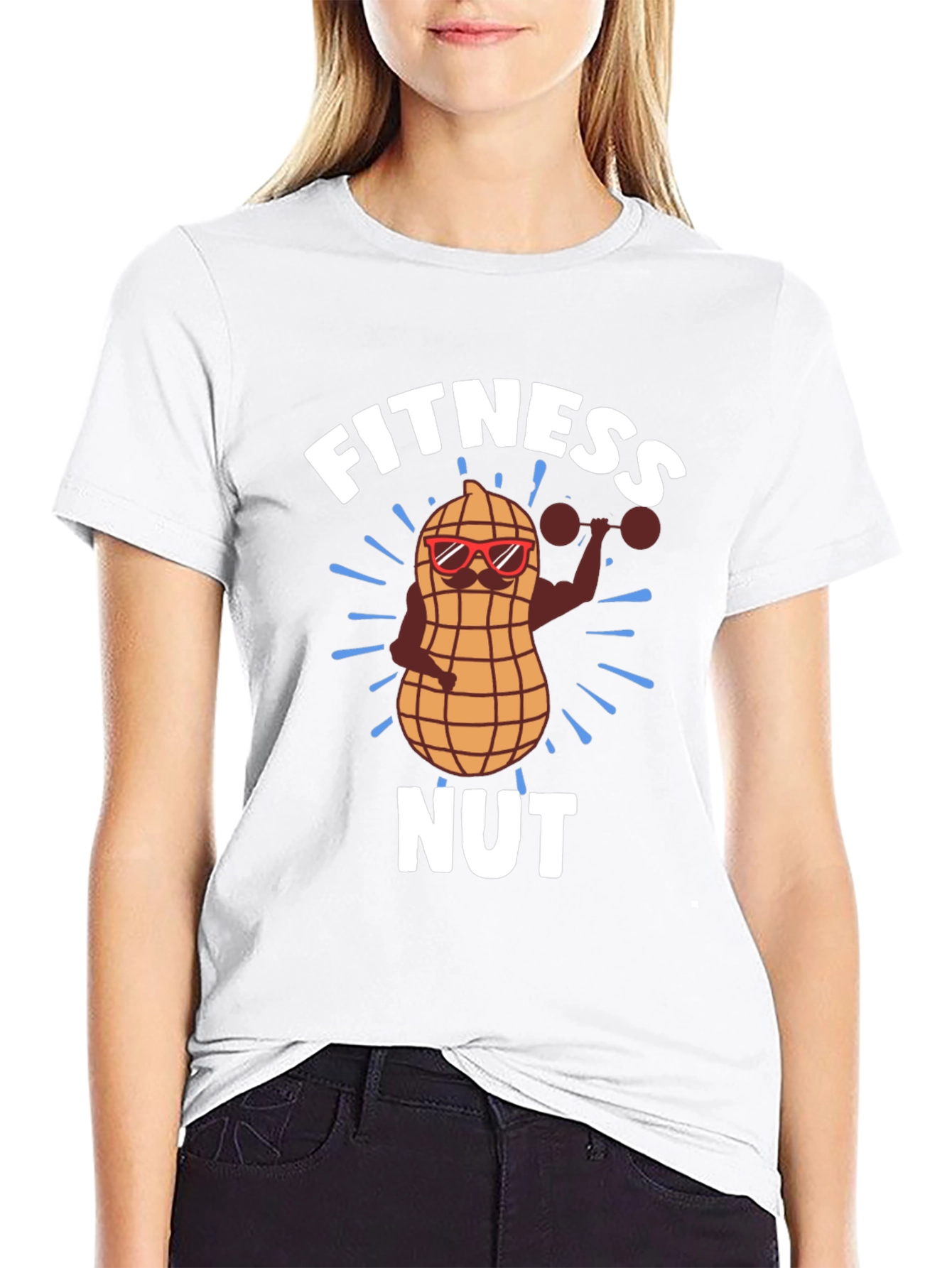 Fitness Nut T-Shirt - Funny Workout Gym Tee