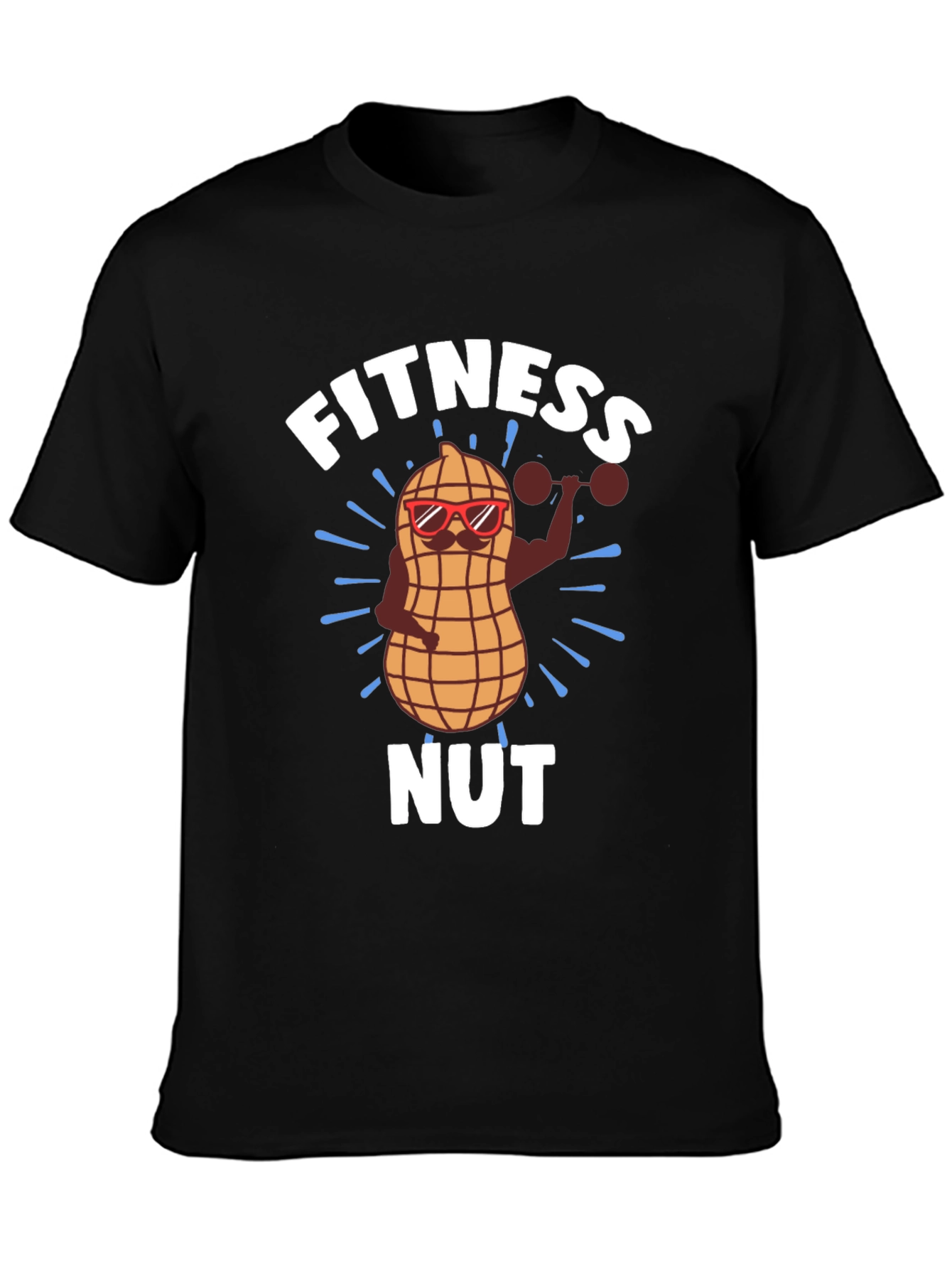 Fitness Nut T-Shirt - Funny Workout Gym Tee