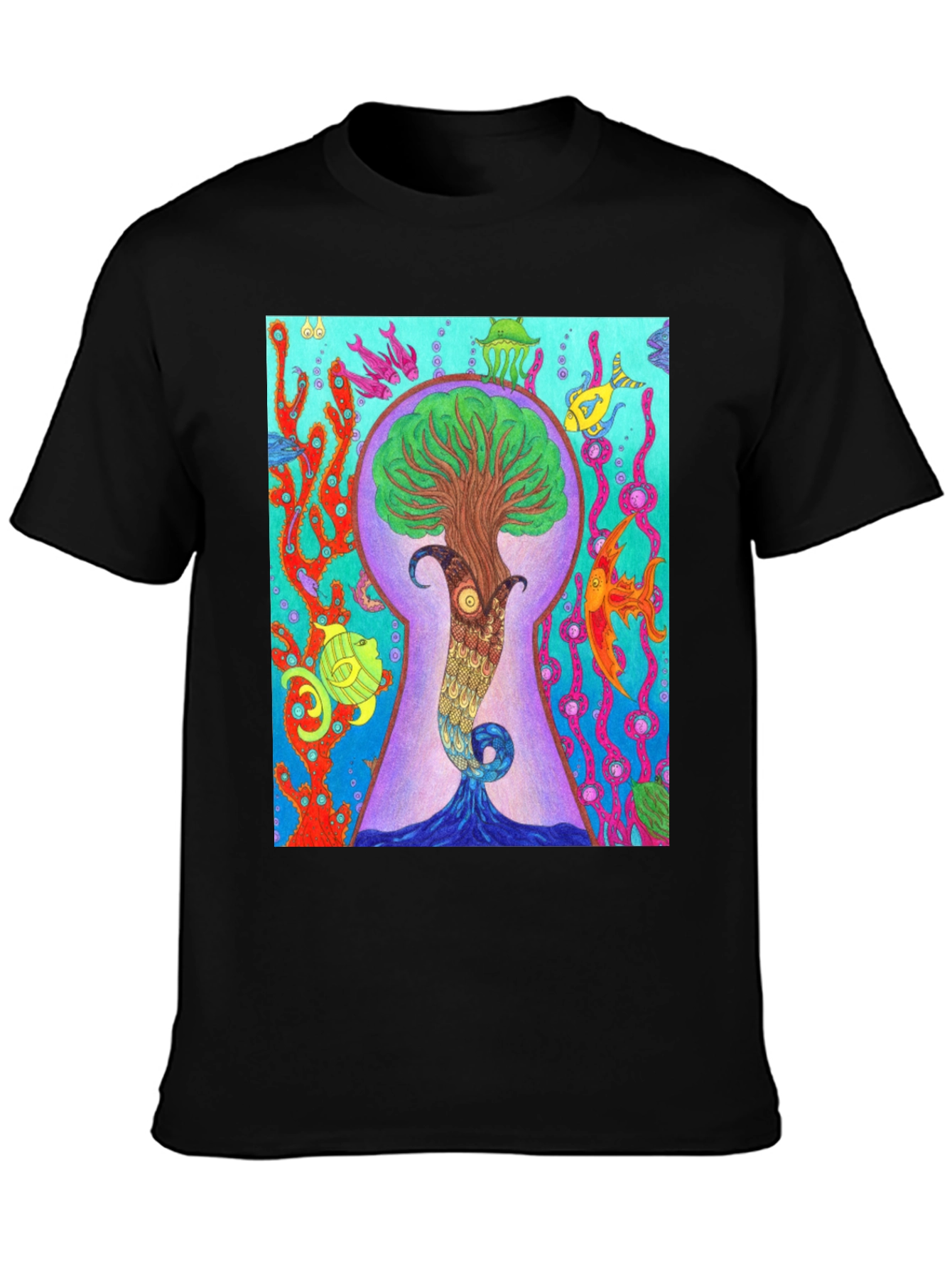 Ocean Tree Portal Graphic Tee