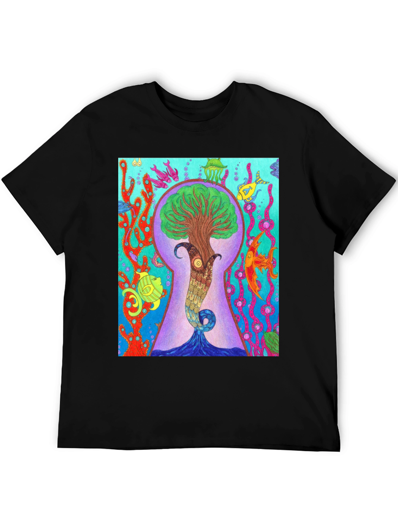 Ocean Tree Portal Graphic Tee