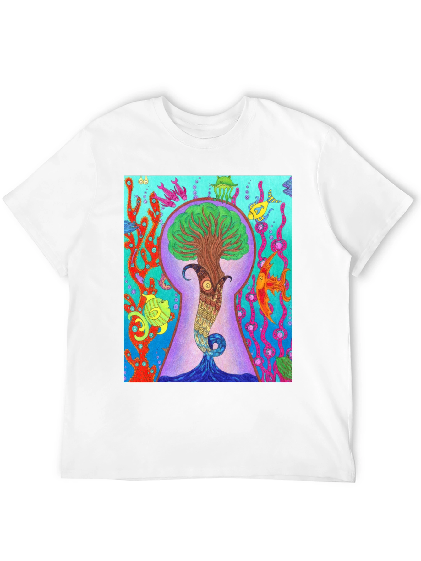 Ocean Tree Portal Graphic Tee