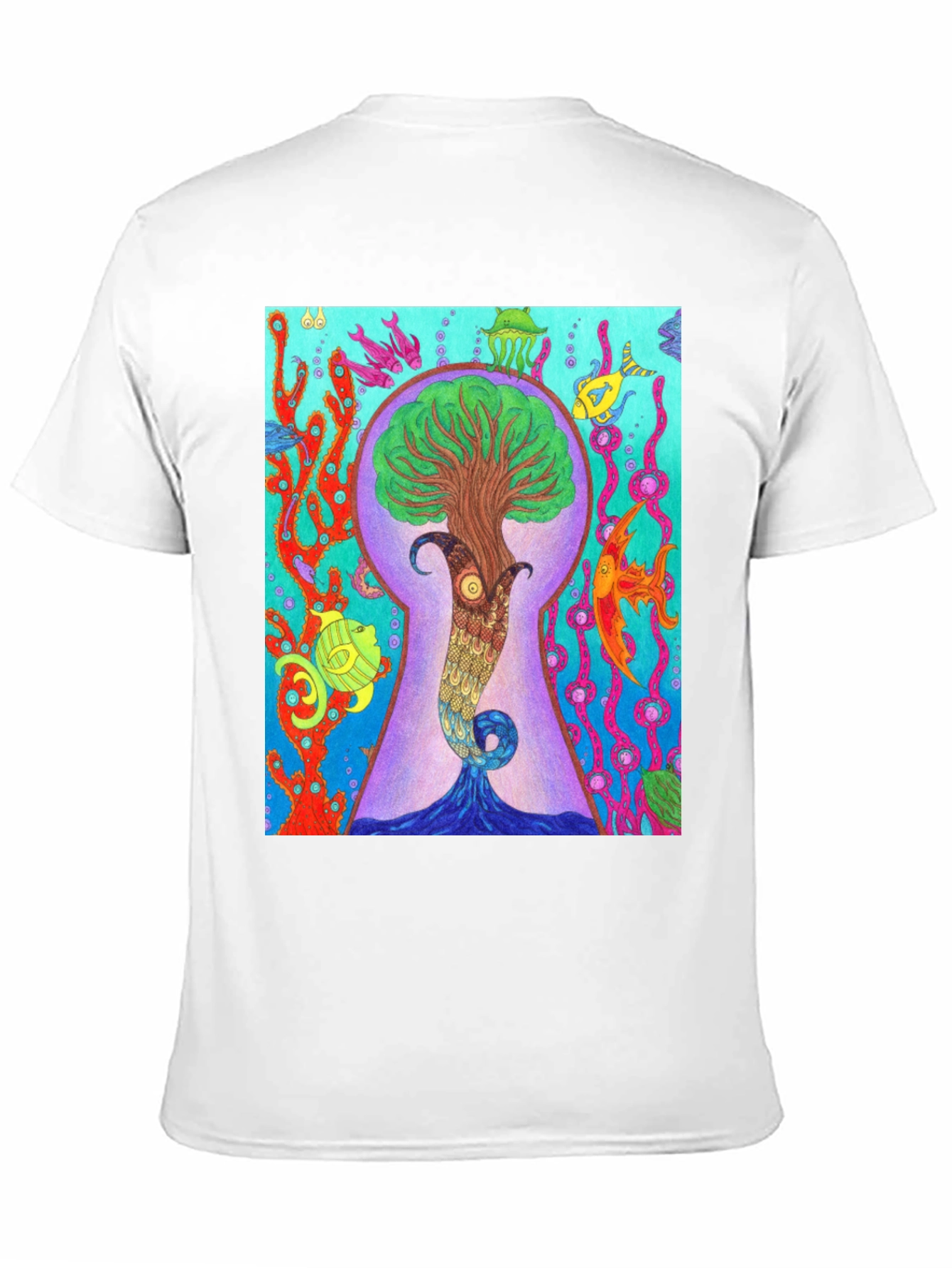Ocean Tree Portal Graphic Tee