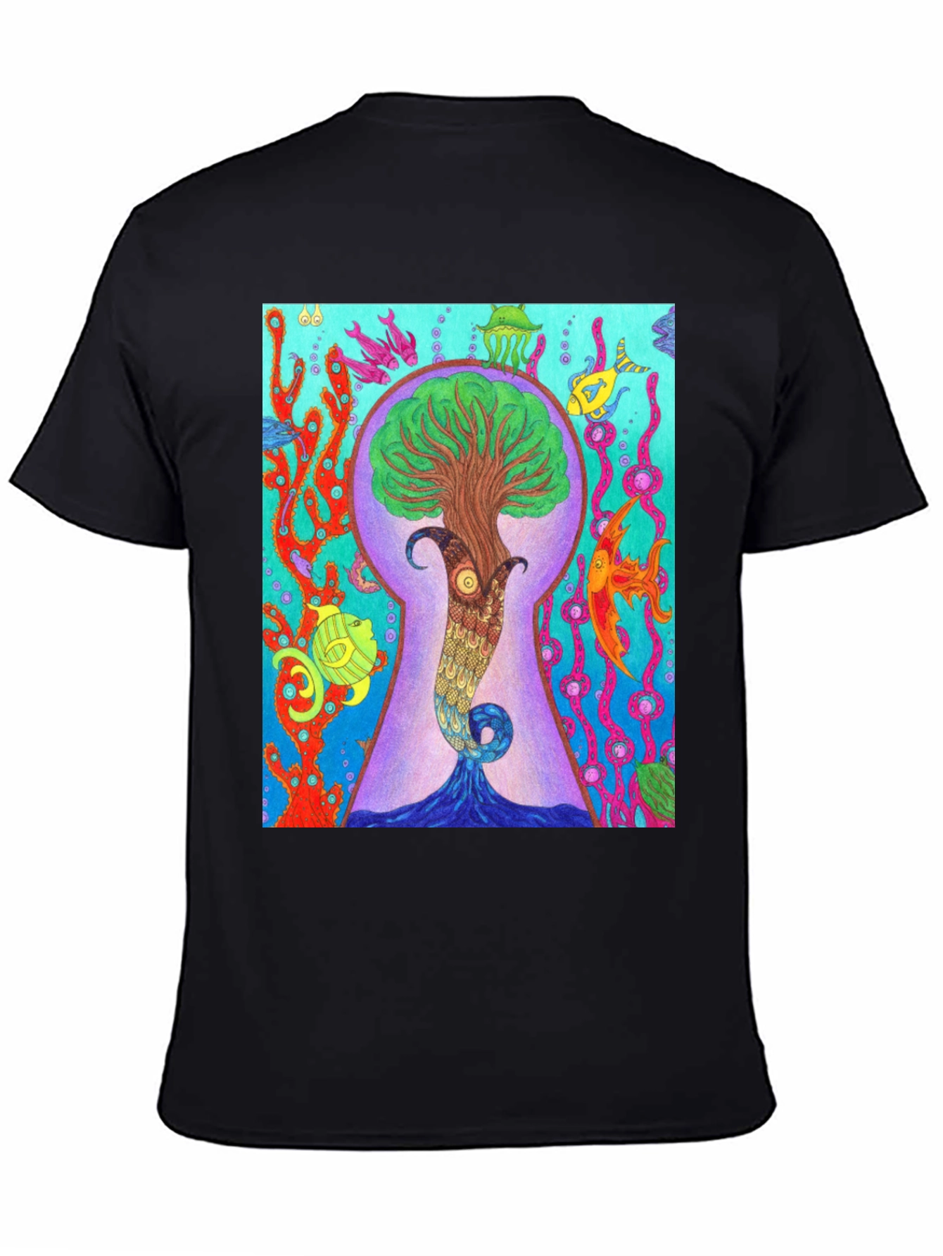 Ocean Tree Portal Graphic Tee