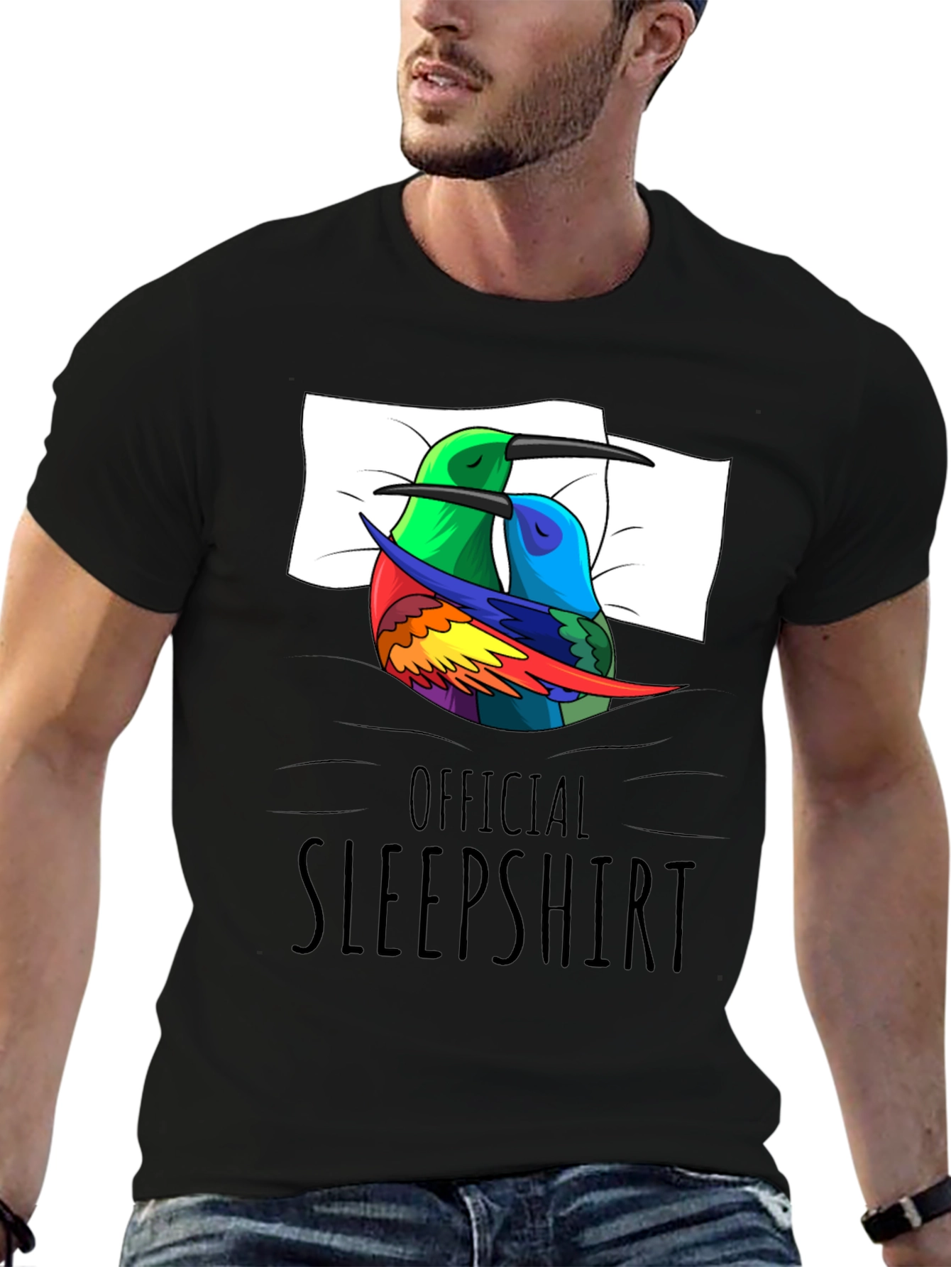 Official Sleepshirt Hummingbird Graphic Tee