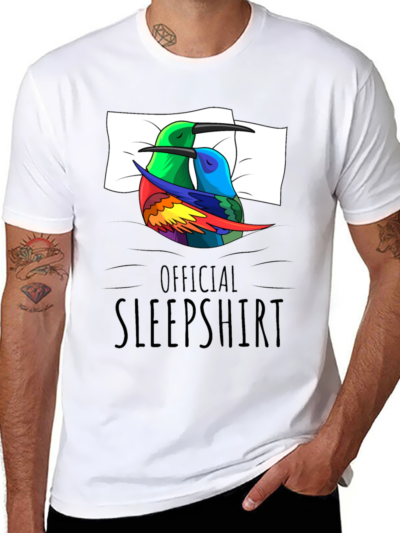Official Sleepshirt Hummingbird Graphic Tee