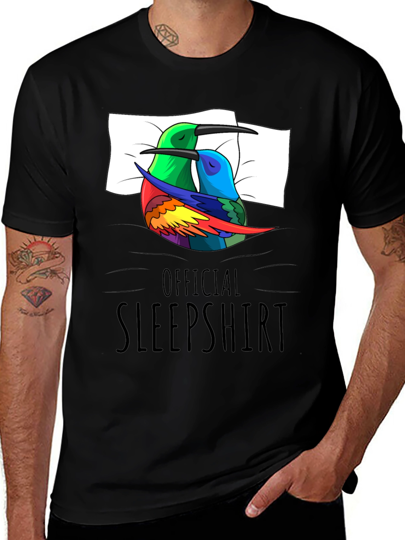 Official Sleepshirt Hummingbird Graphic Tee