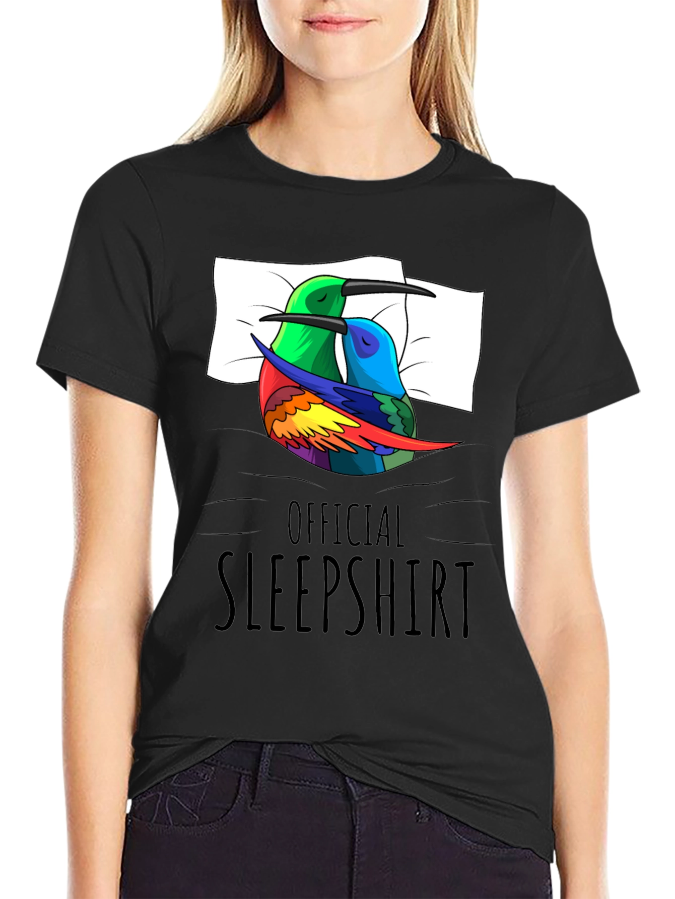 Official Sleepshirt Hummingbird Graphic Tee