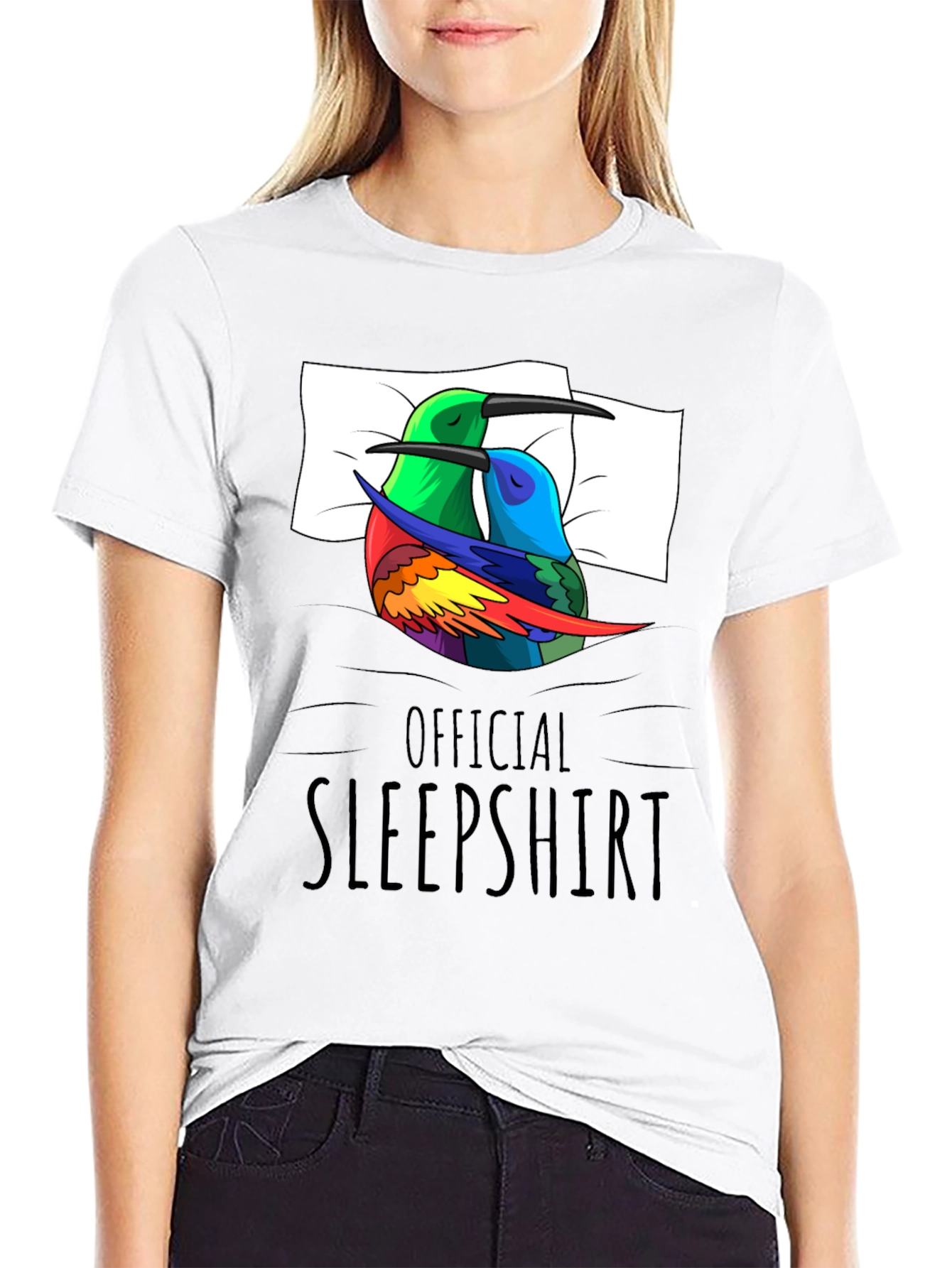 Official Sleepshirt Hummingbird Graphic Tee