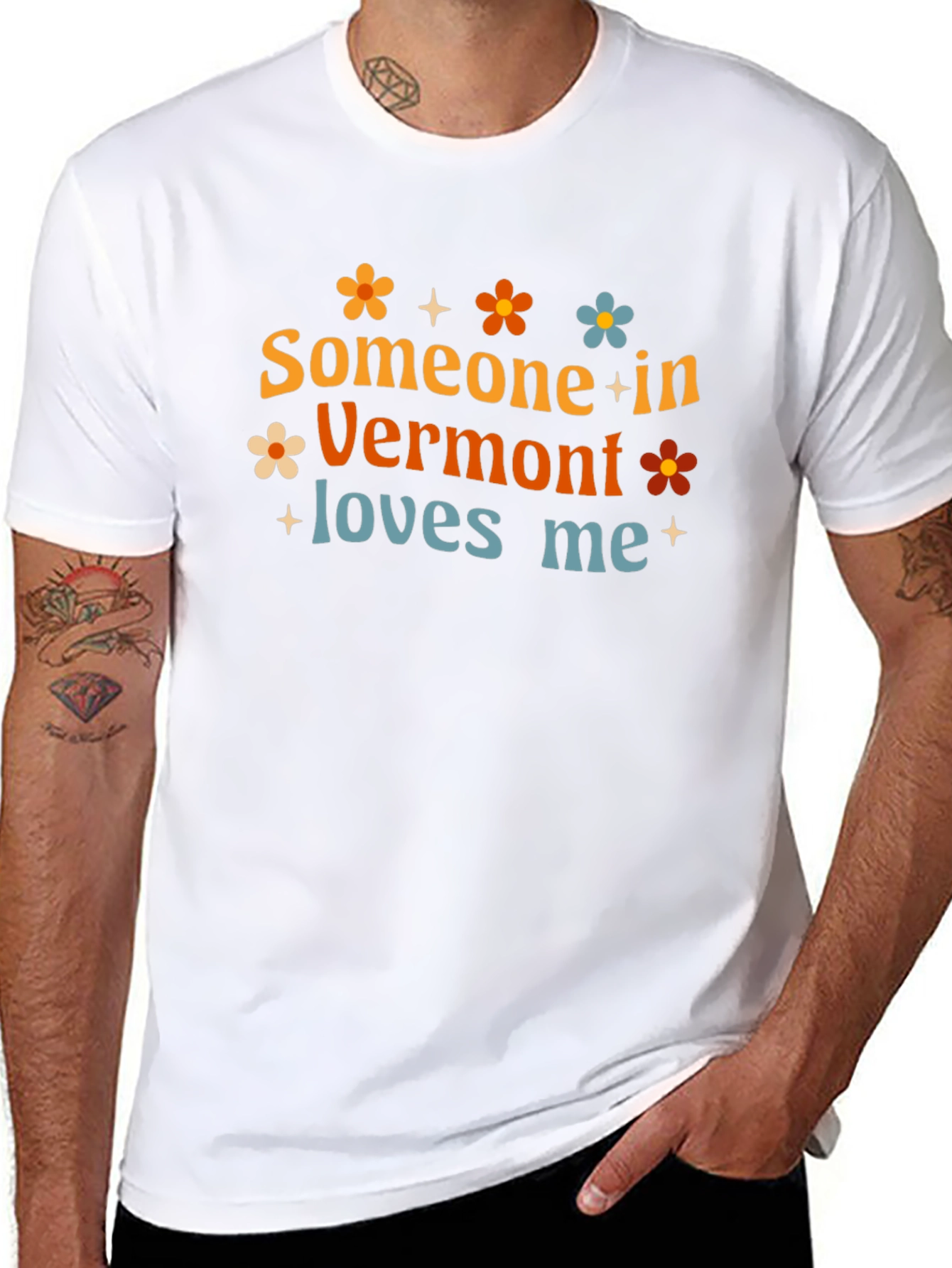 Vermont Love Retro T-Shirt