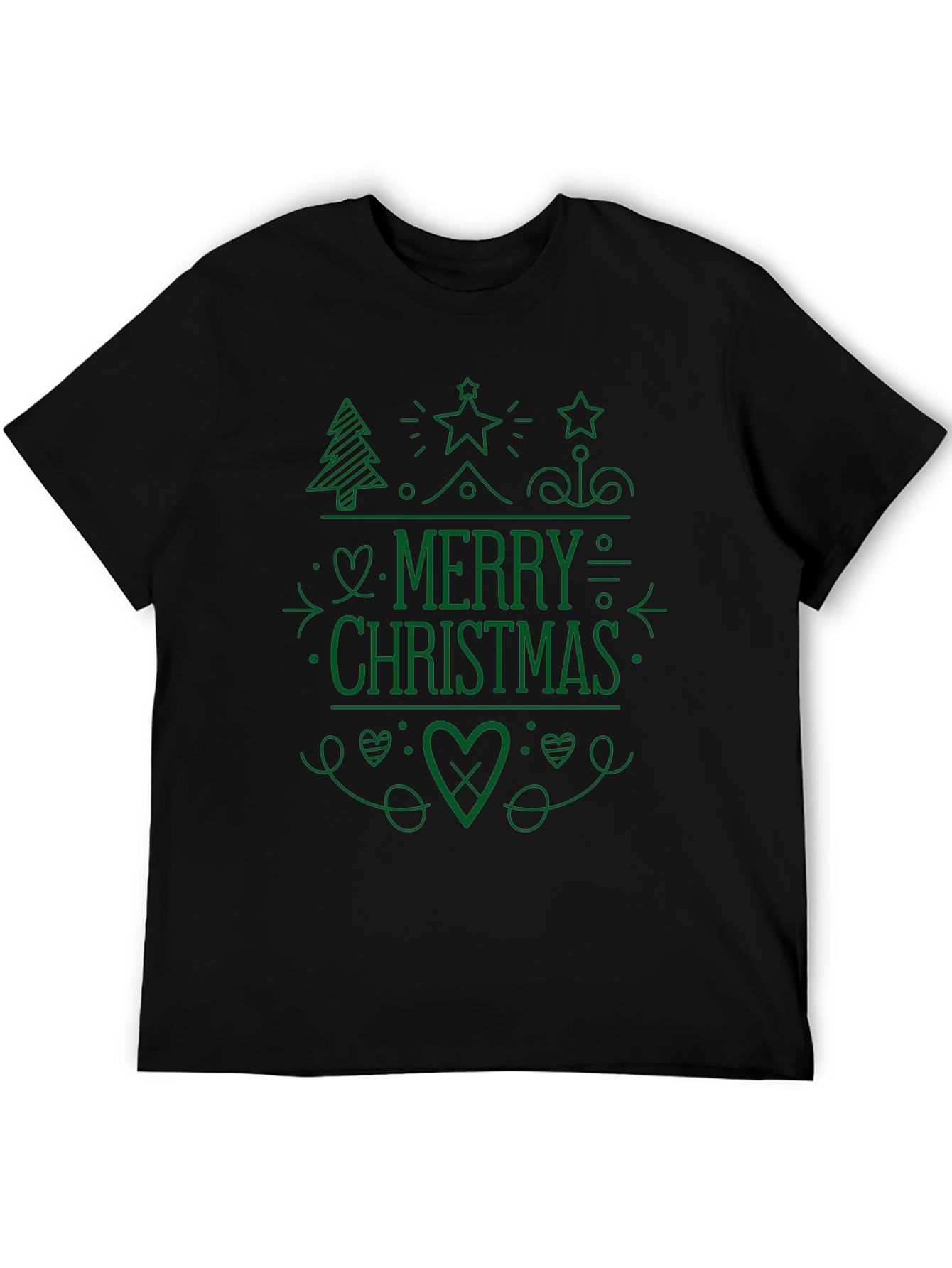 Merry Christmas Graphic Tee - Holiday Season Shirt