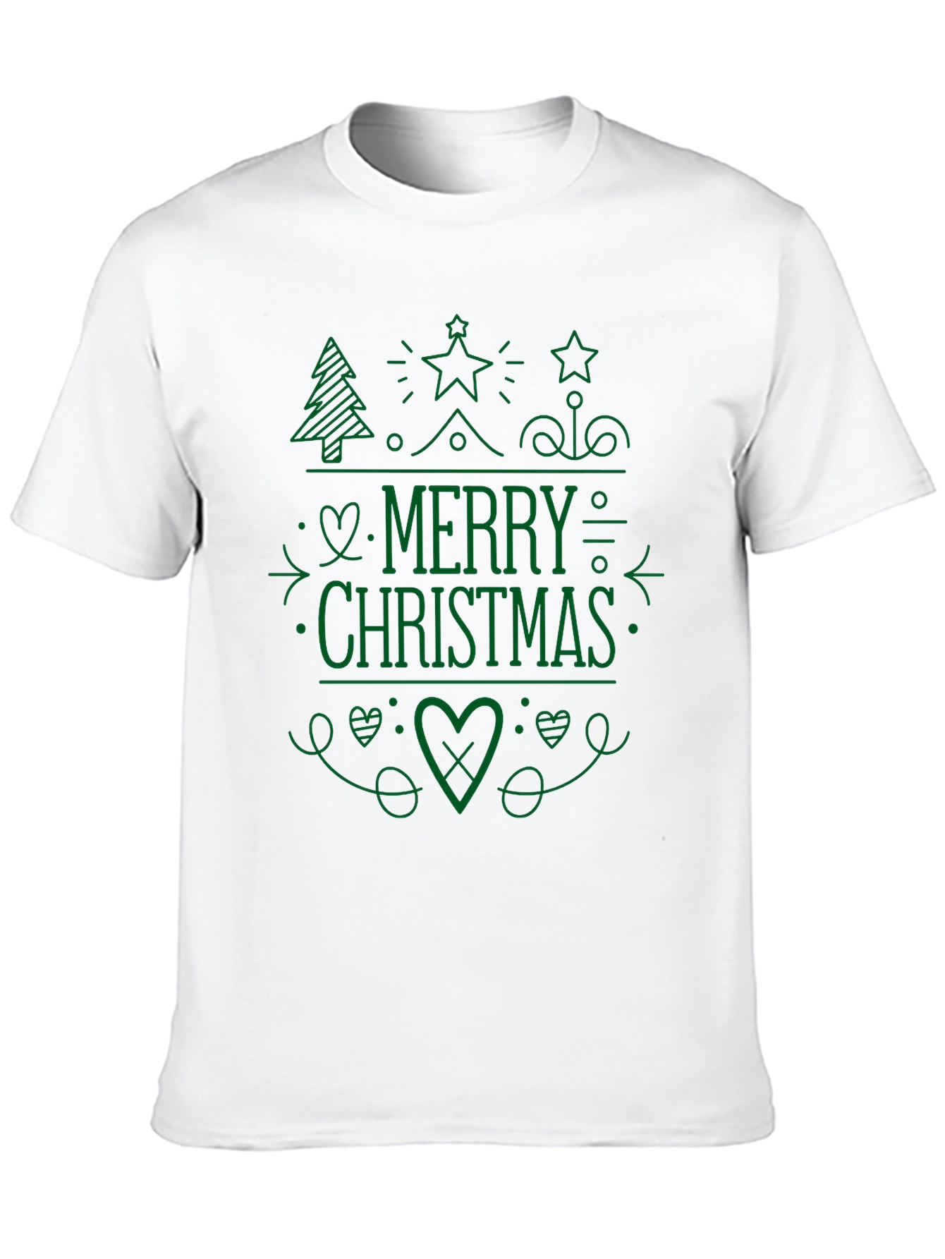 Merry Christmas Graphic Tee - Holiday Season Shirt