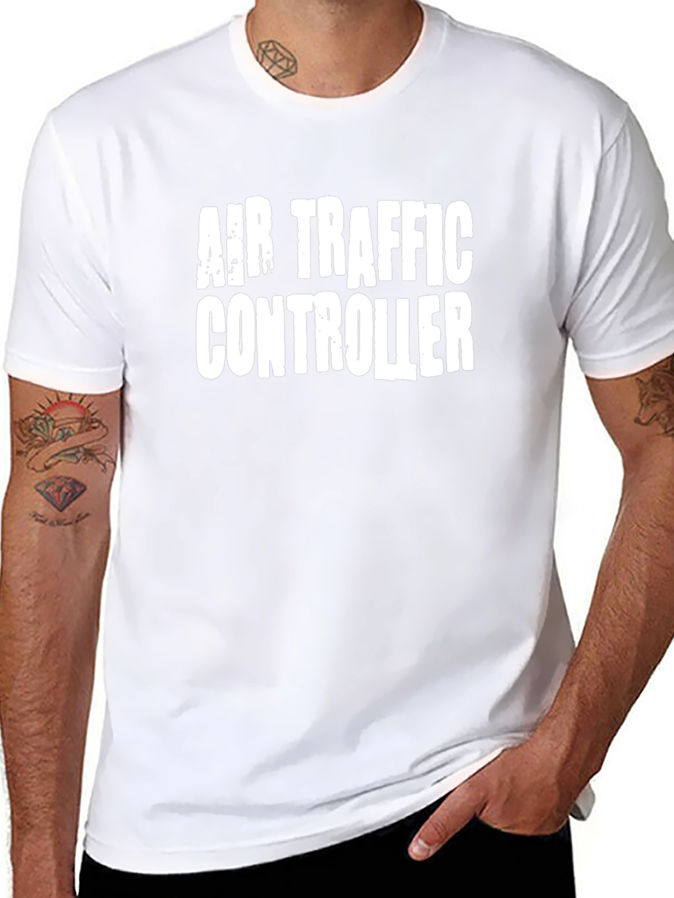 Air Traffic Controller Black T-Shirt