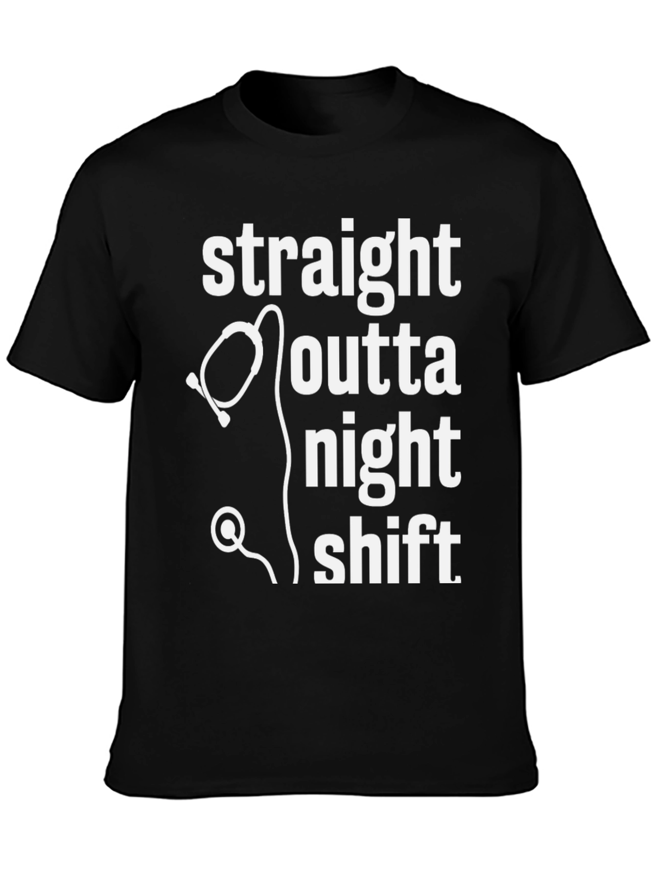 Straight Outta Night Shift Graphic Tee
