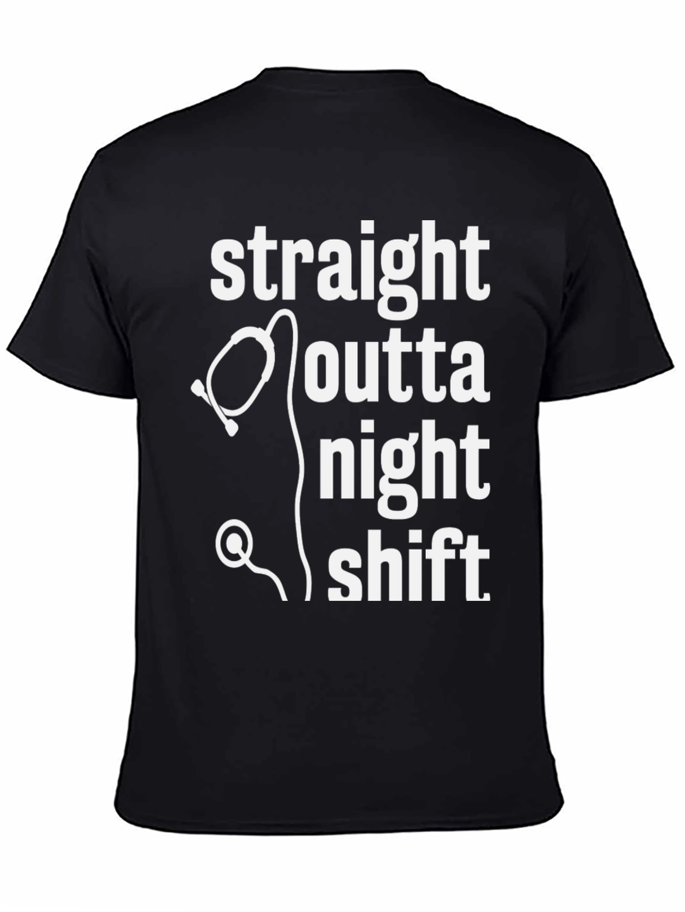 Straight Outta Night Shift Graphic Tee