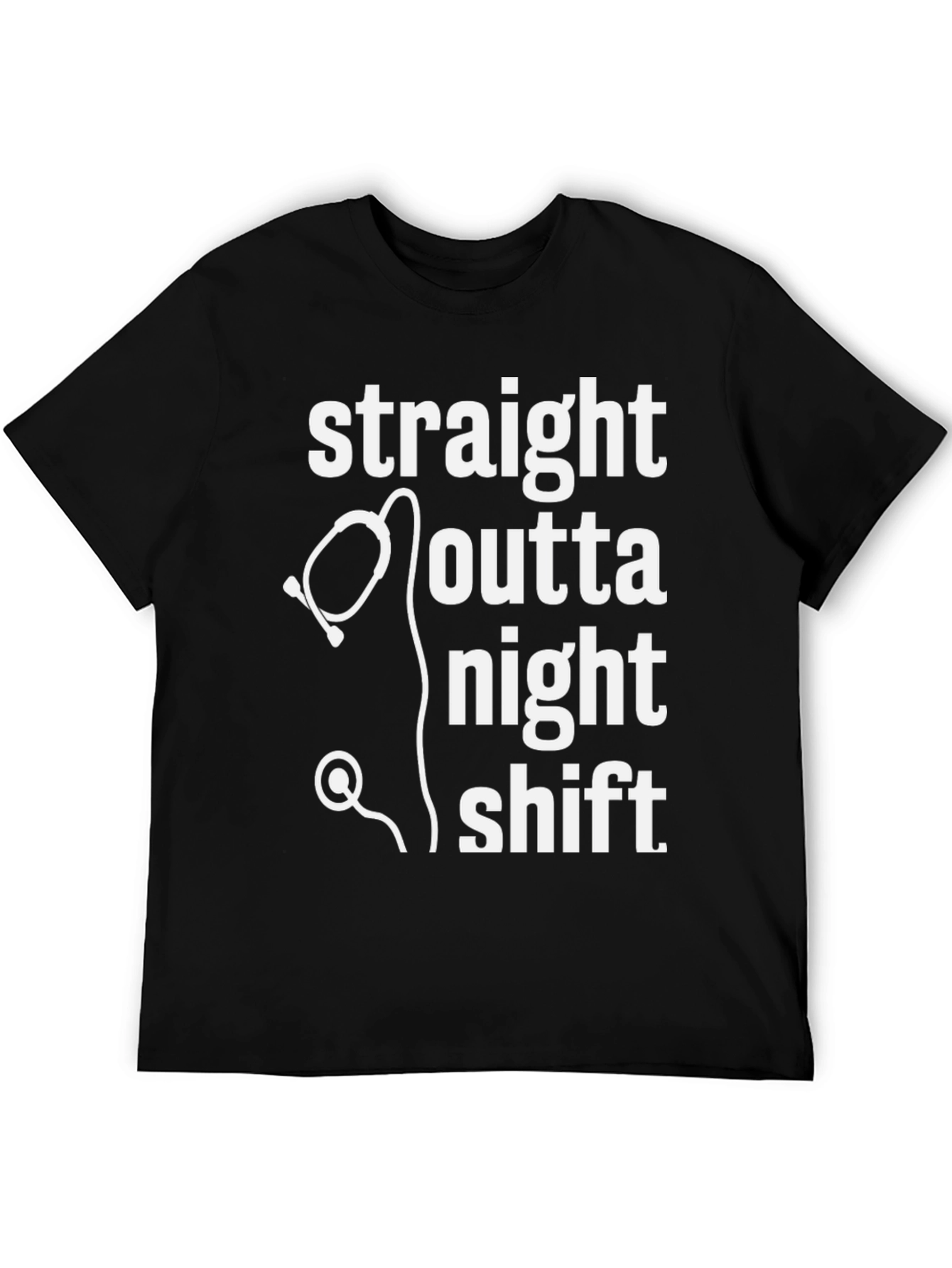 Straight Outta Night Shift Graphic Tee
