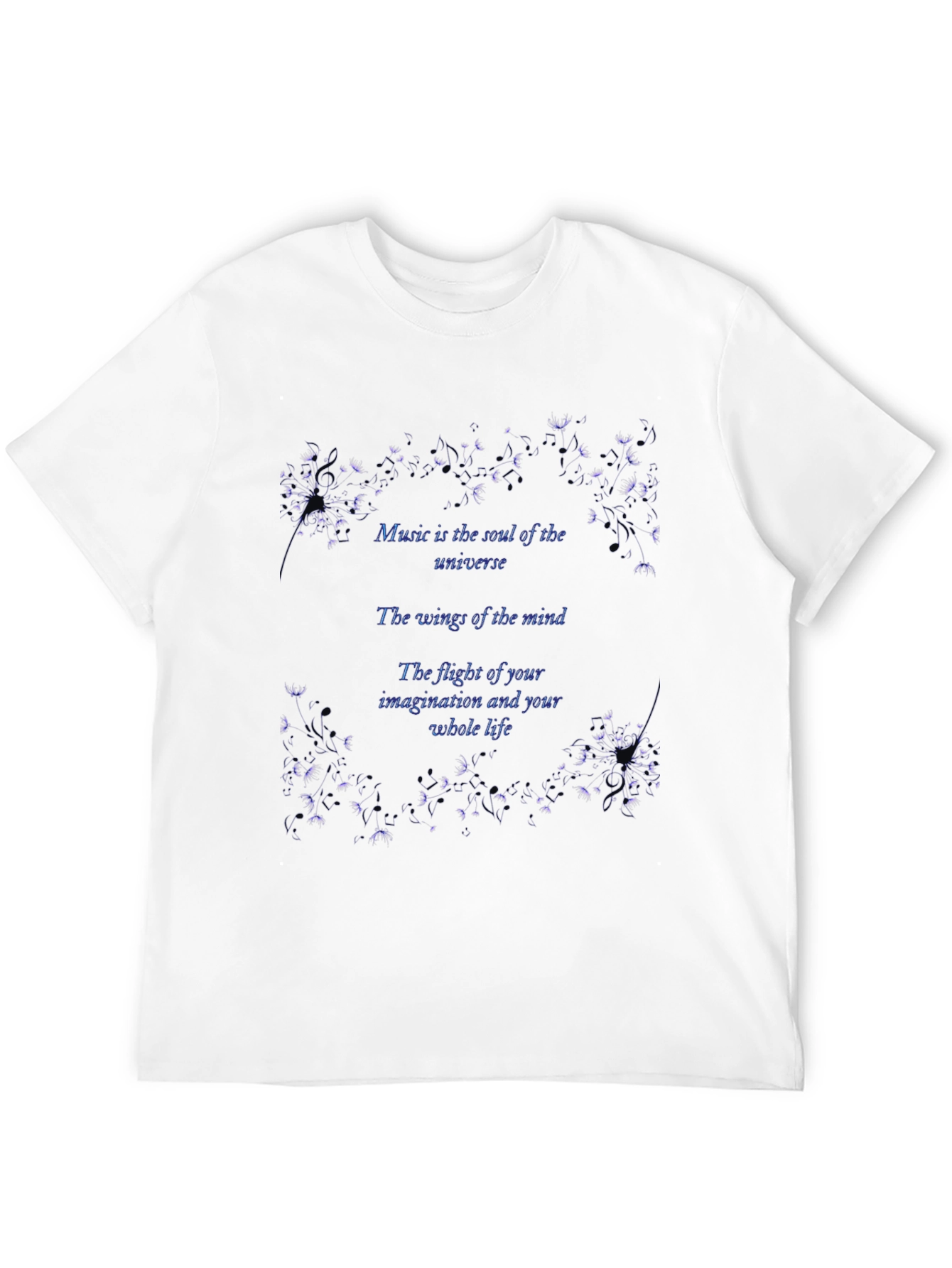 Inspirational Music Quote Graphic T-Shirt
