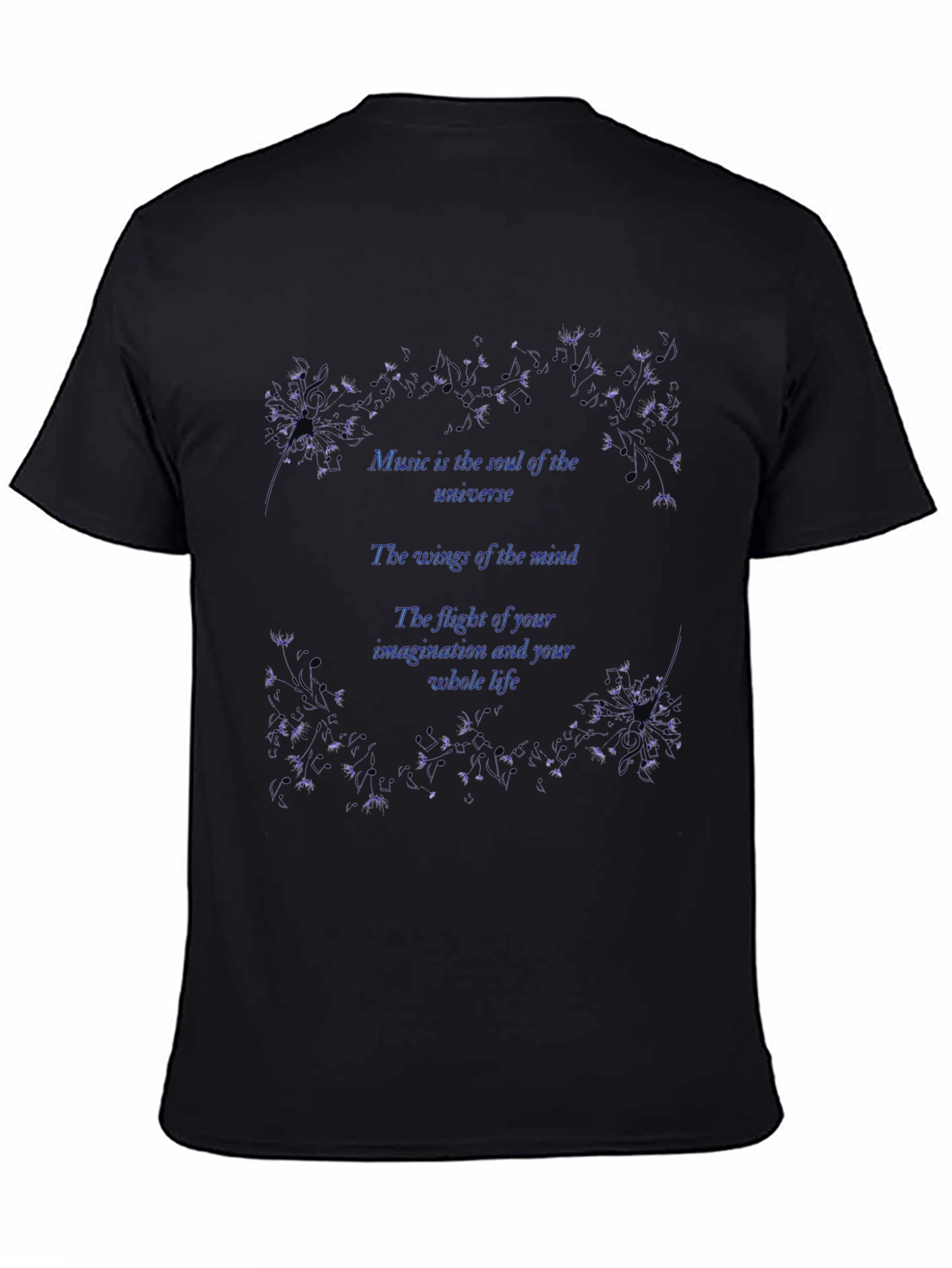 Inspirational Music Quote Graphic T-Shirt