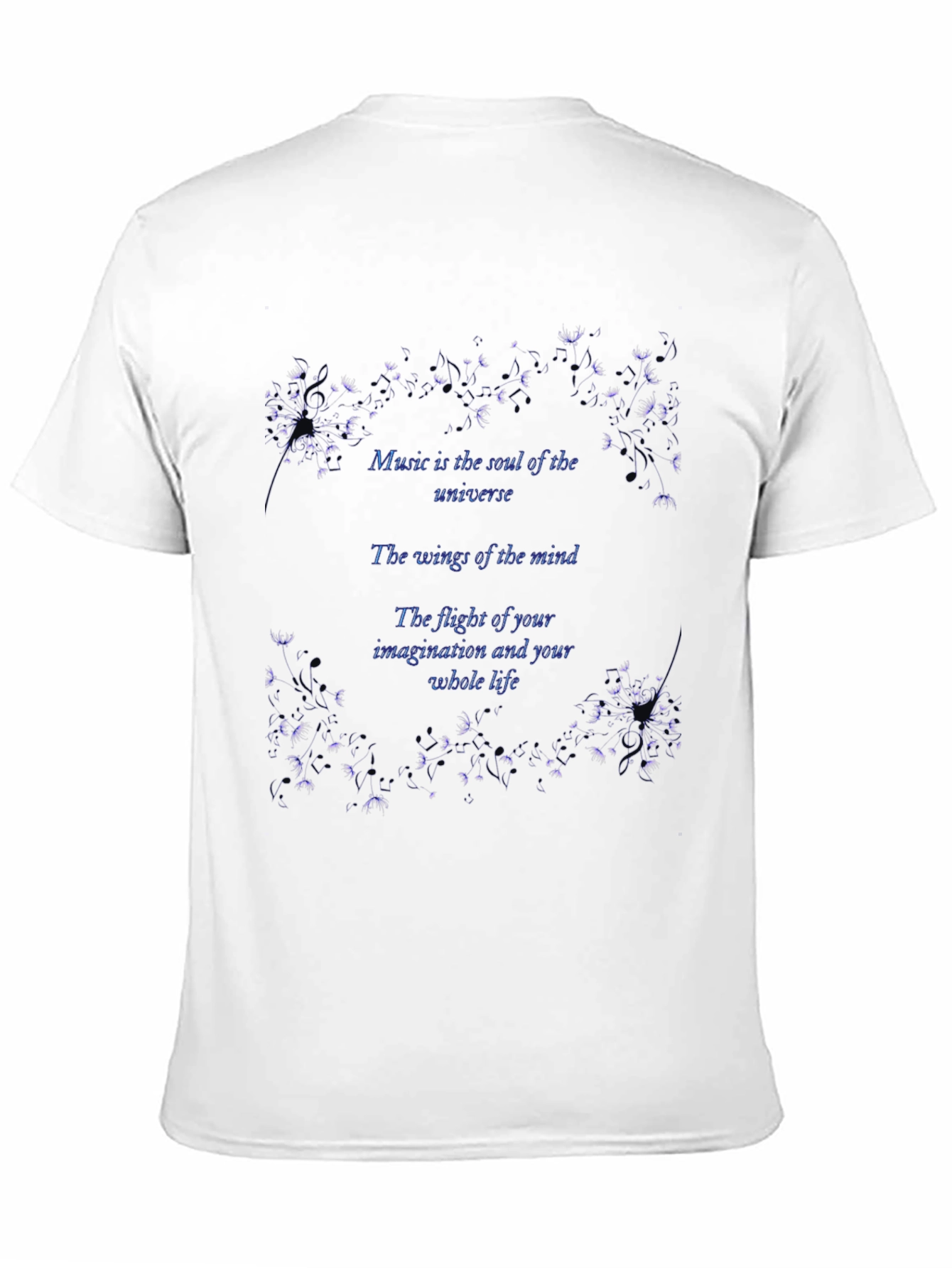 Inspirational Music Quote Graphic T-Shirt