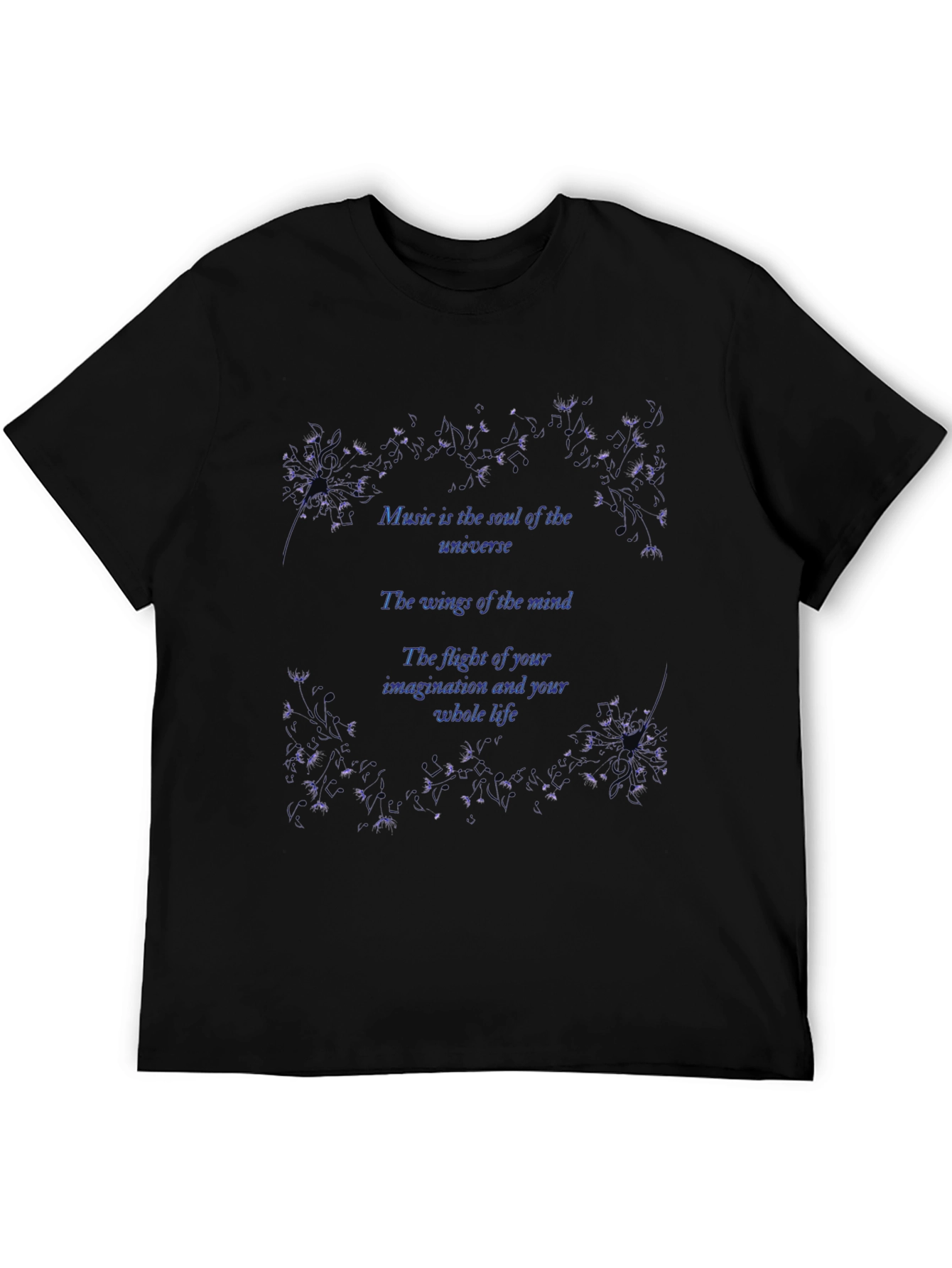 Inspirational Music Quote Graphic T-Shirt