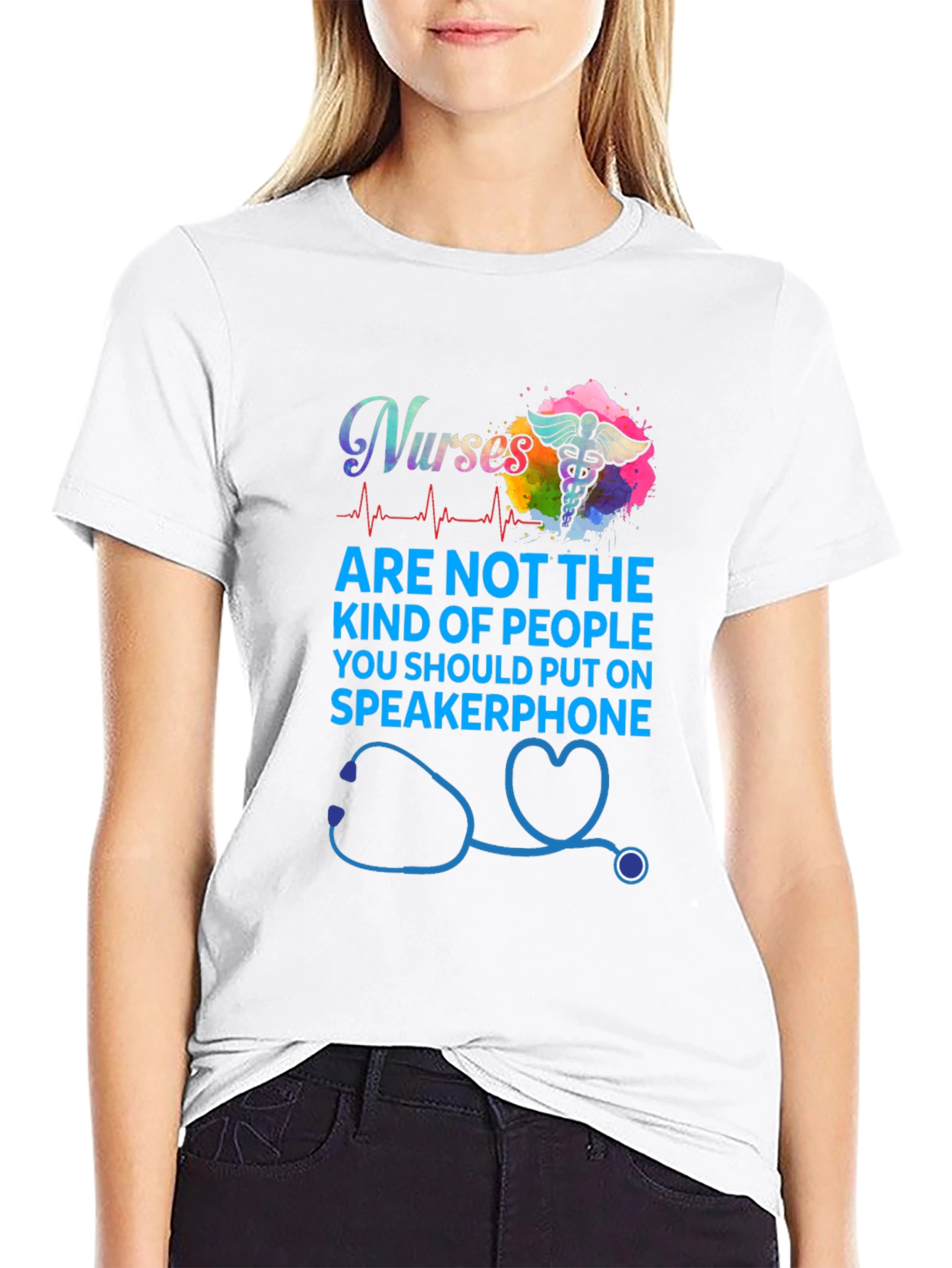 Nurses Speakerphone T-Shirt - Funny Medical Tee