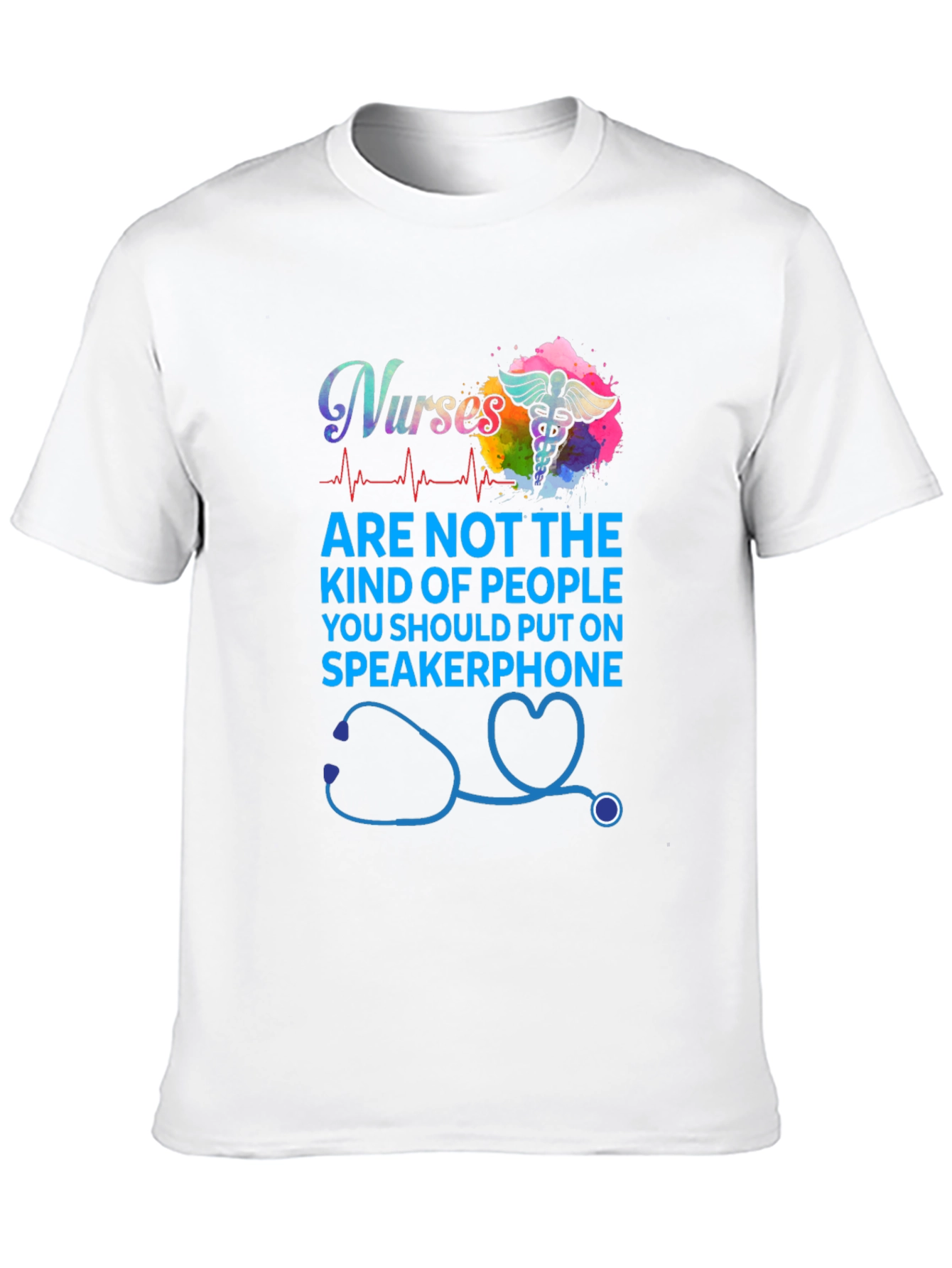 Nurses Speakerphone T-Shirt - Funny Medical Tee