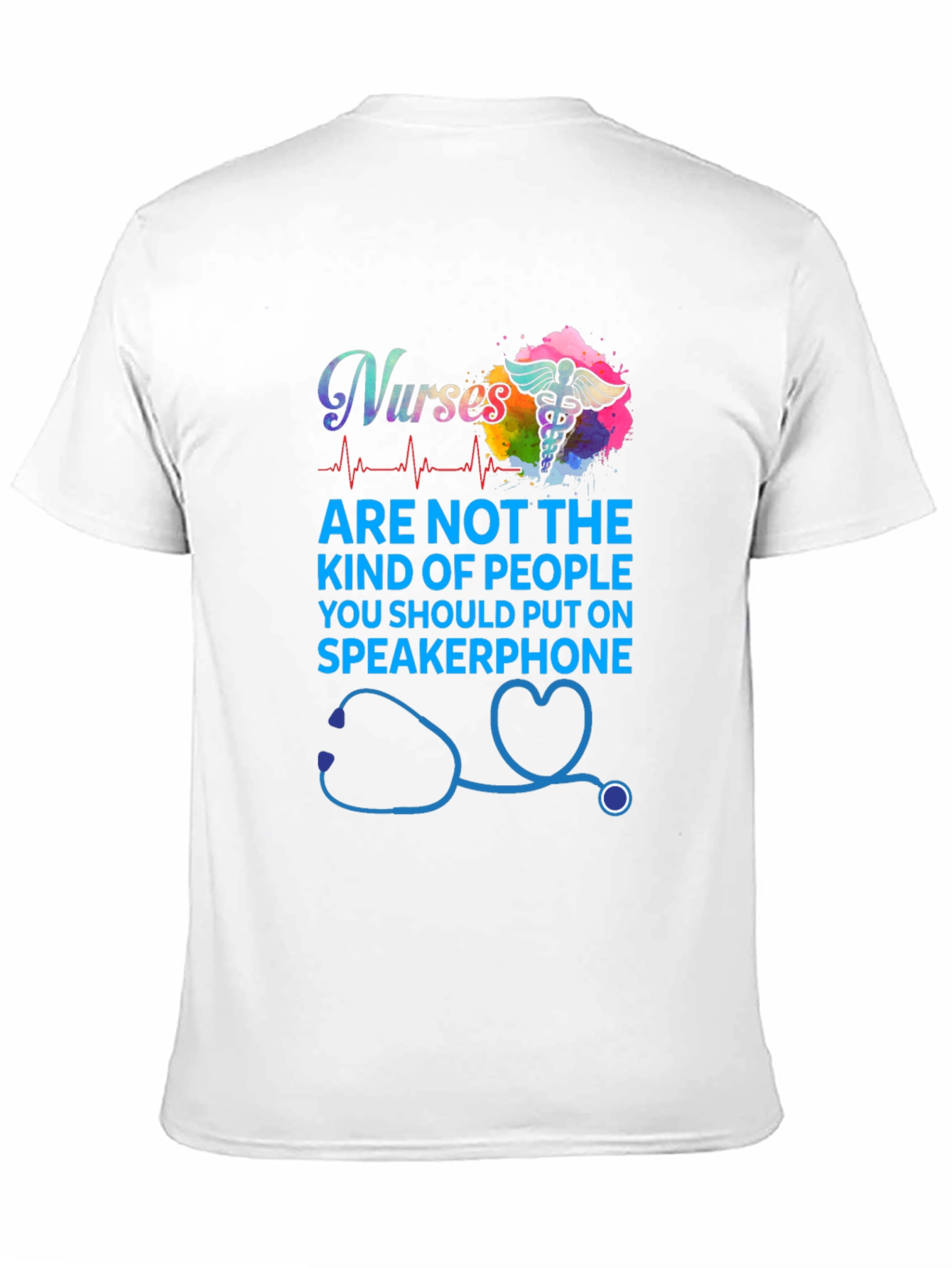 Nurses Speakerphone T-Shirt - Funny Medical Tee