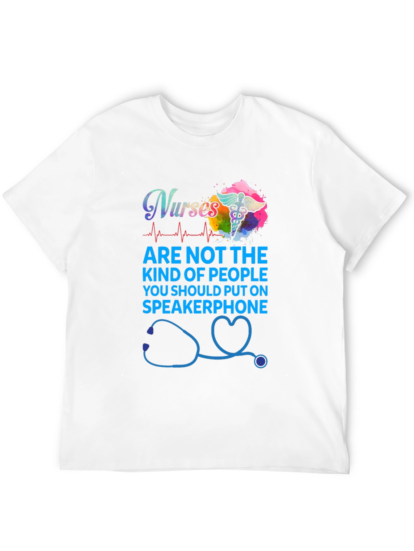Nurses Speakerphone T-Shirt - Funny Medical Tee
