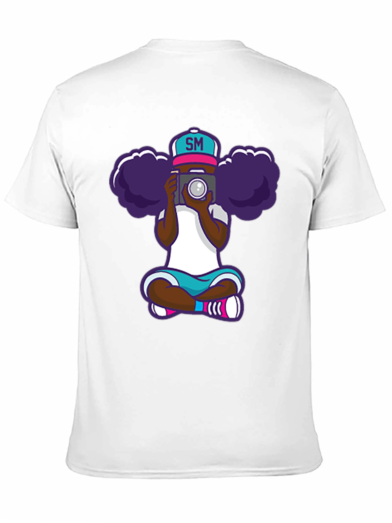 Cartoon Photographer Graphic T-Shirt