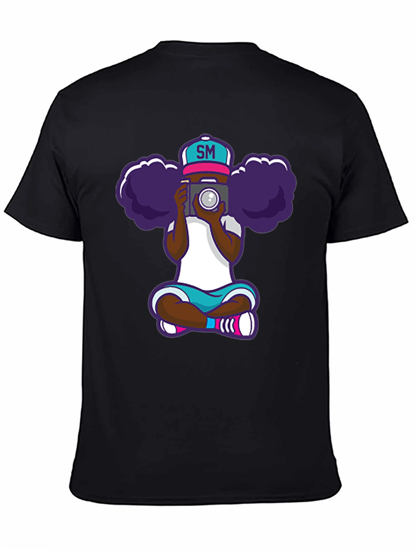 Cartoon Photographer Graphic T-Shirt