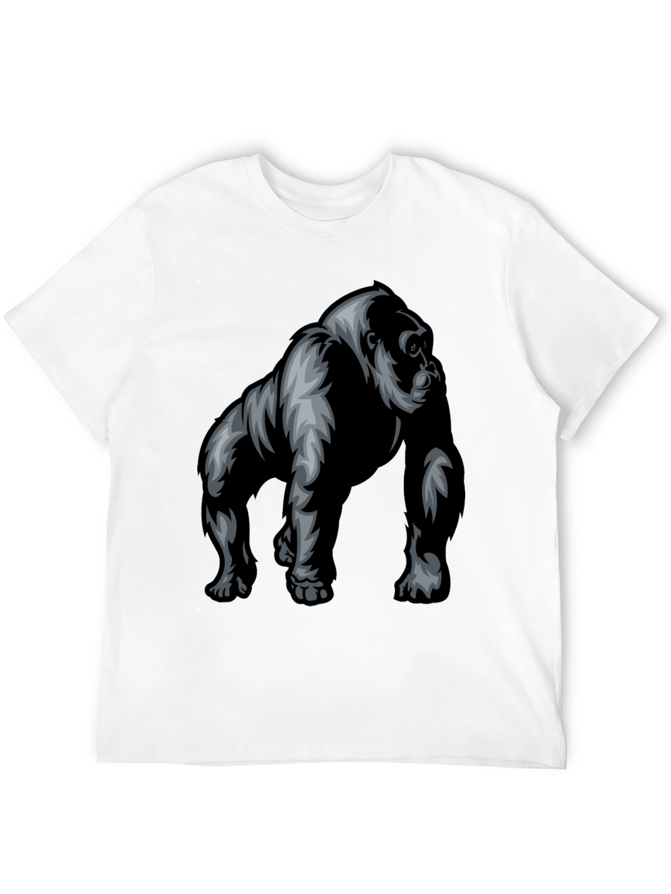 Cool Gorilla Graphic Black T-Shirt for Men