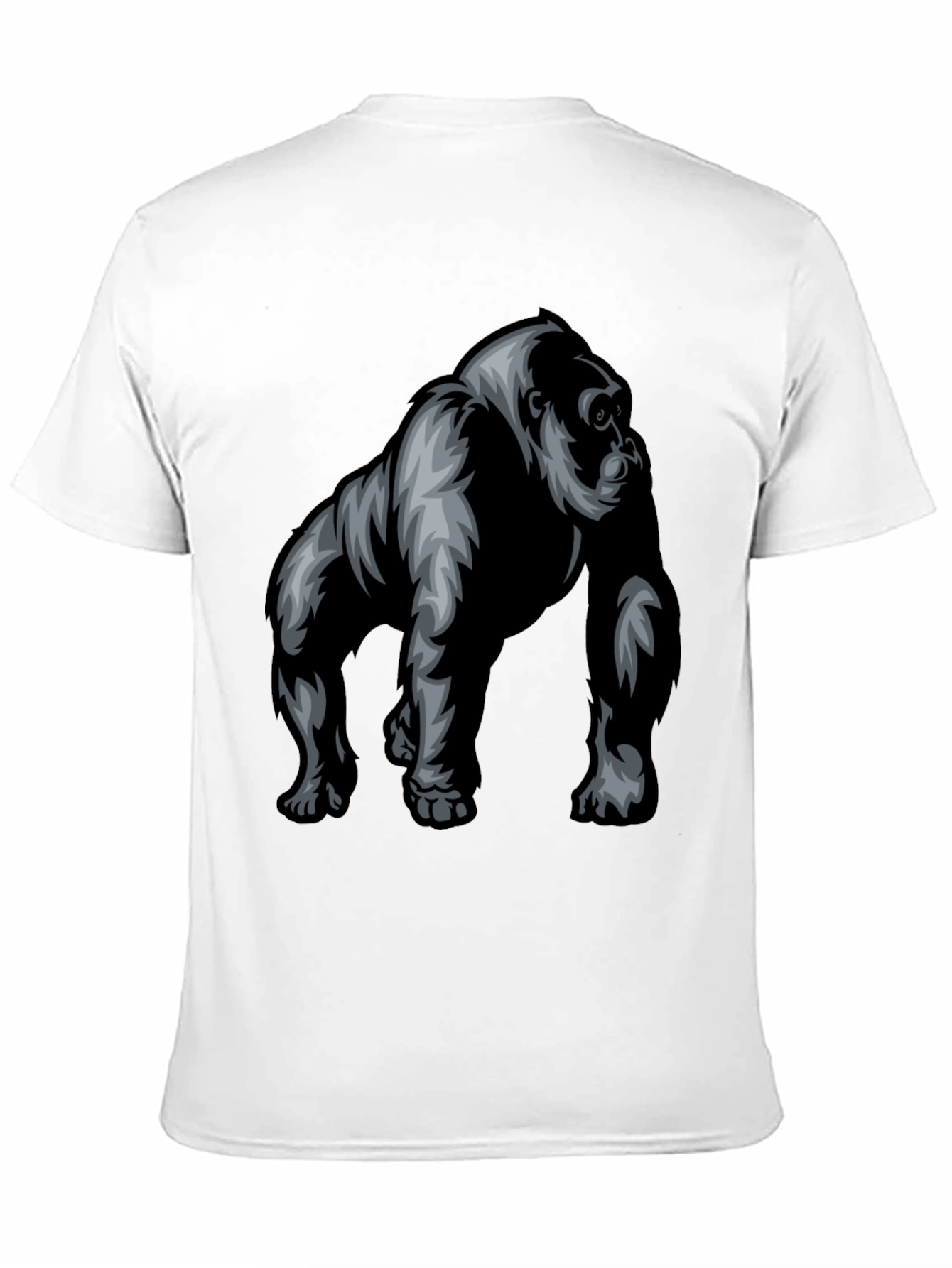 Cool Gorilla Graphic Black T-Shirt for Men