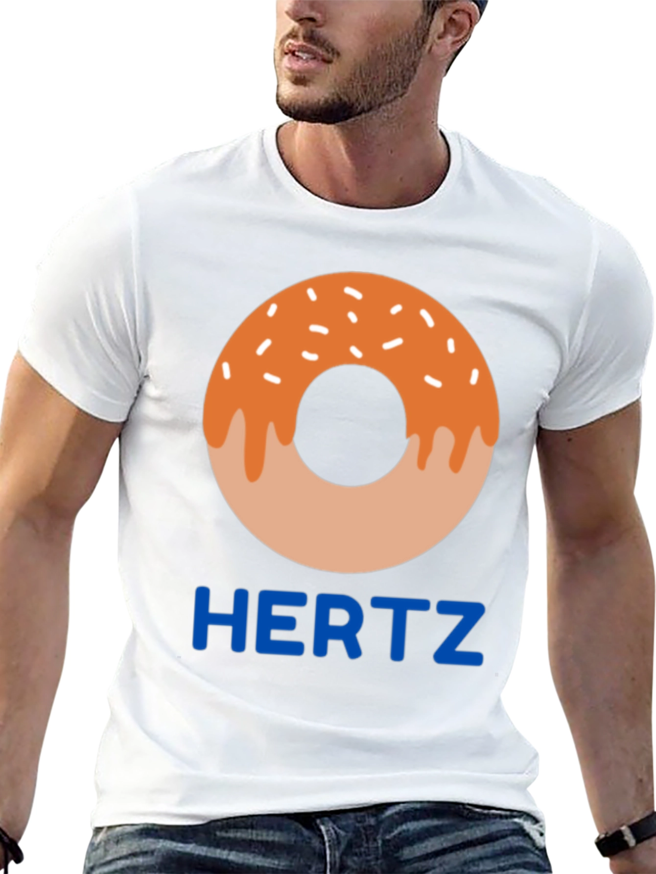 Donut Hertz Funny T-Shirt - Casual Tee