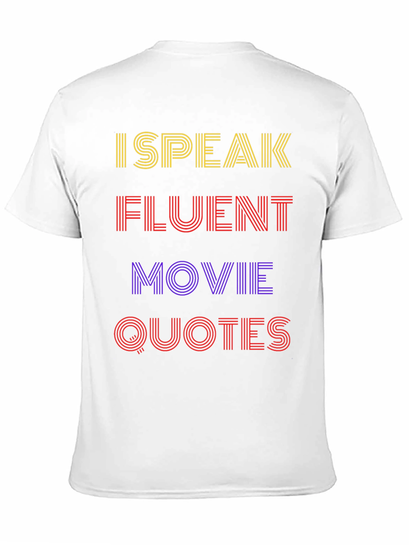 I Speak Fluent Movie Quotes Black T-Shirt