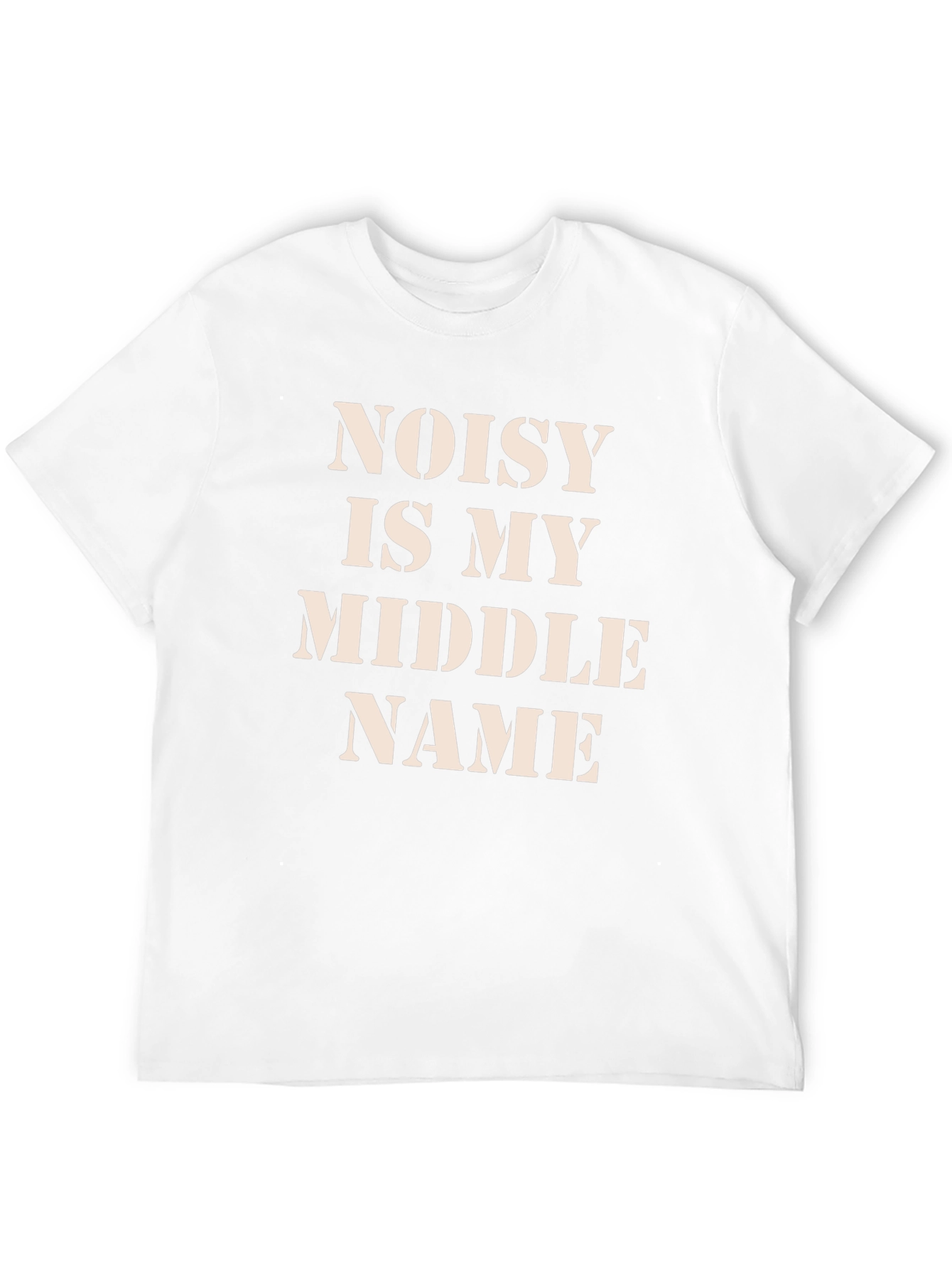 Noisy Is My Middle Name Black T-Shirt