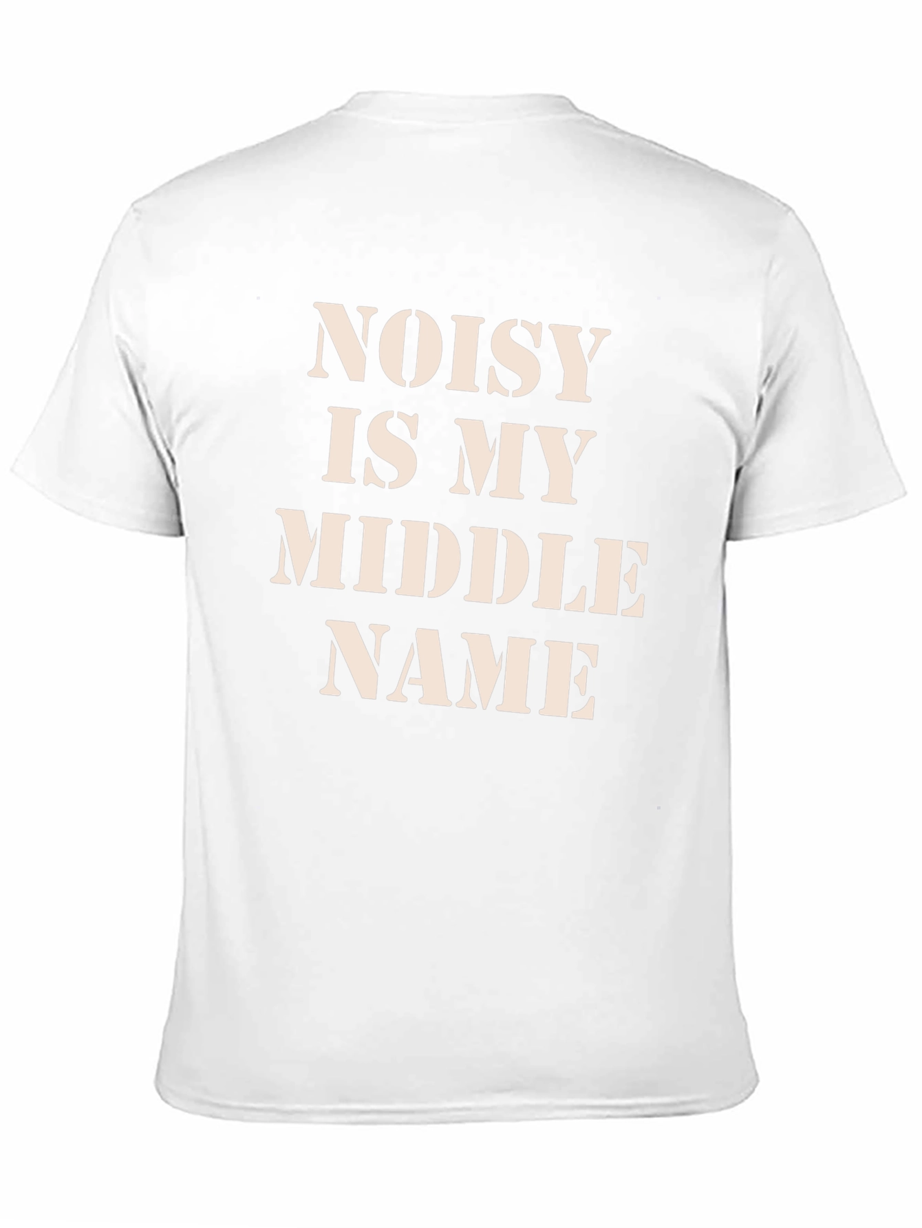 Noisy Is My Middle Name Black T-Shirt