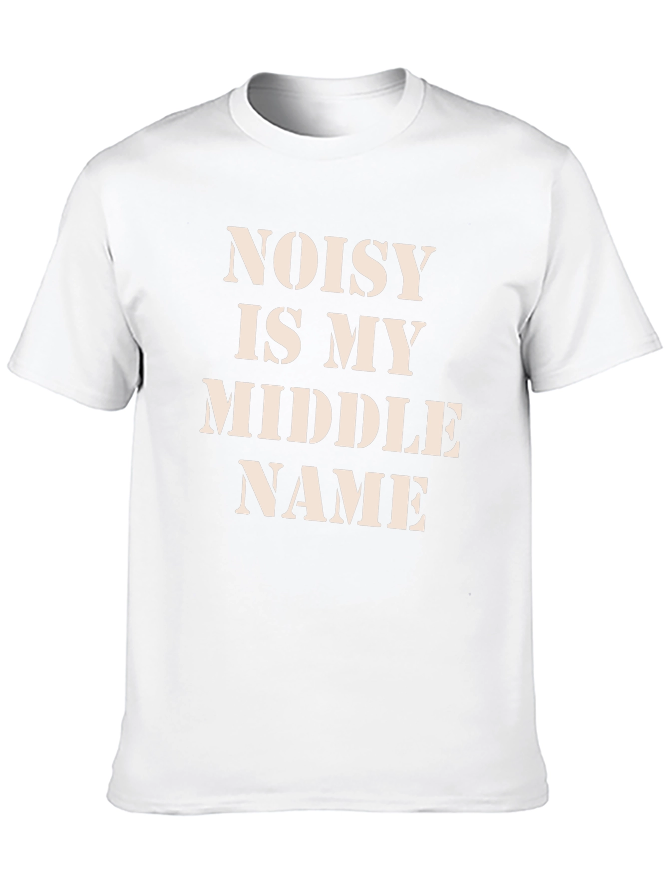 Noisy Is My Middle Name Black T-Shirt