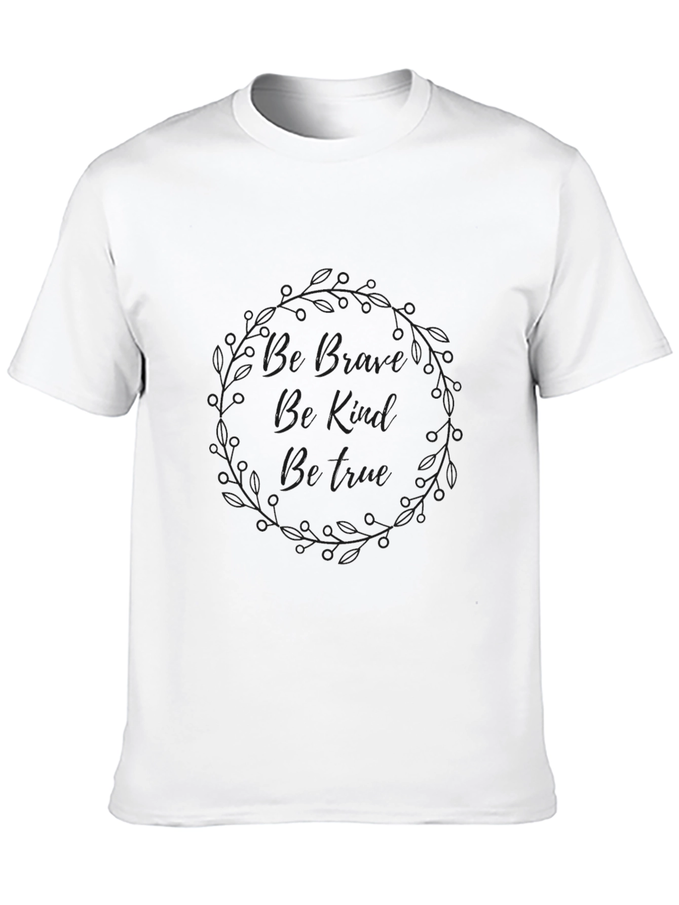 Be Brave Kindness True Black T-Shirt