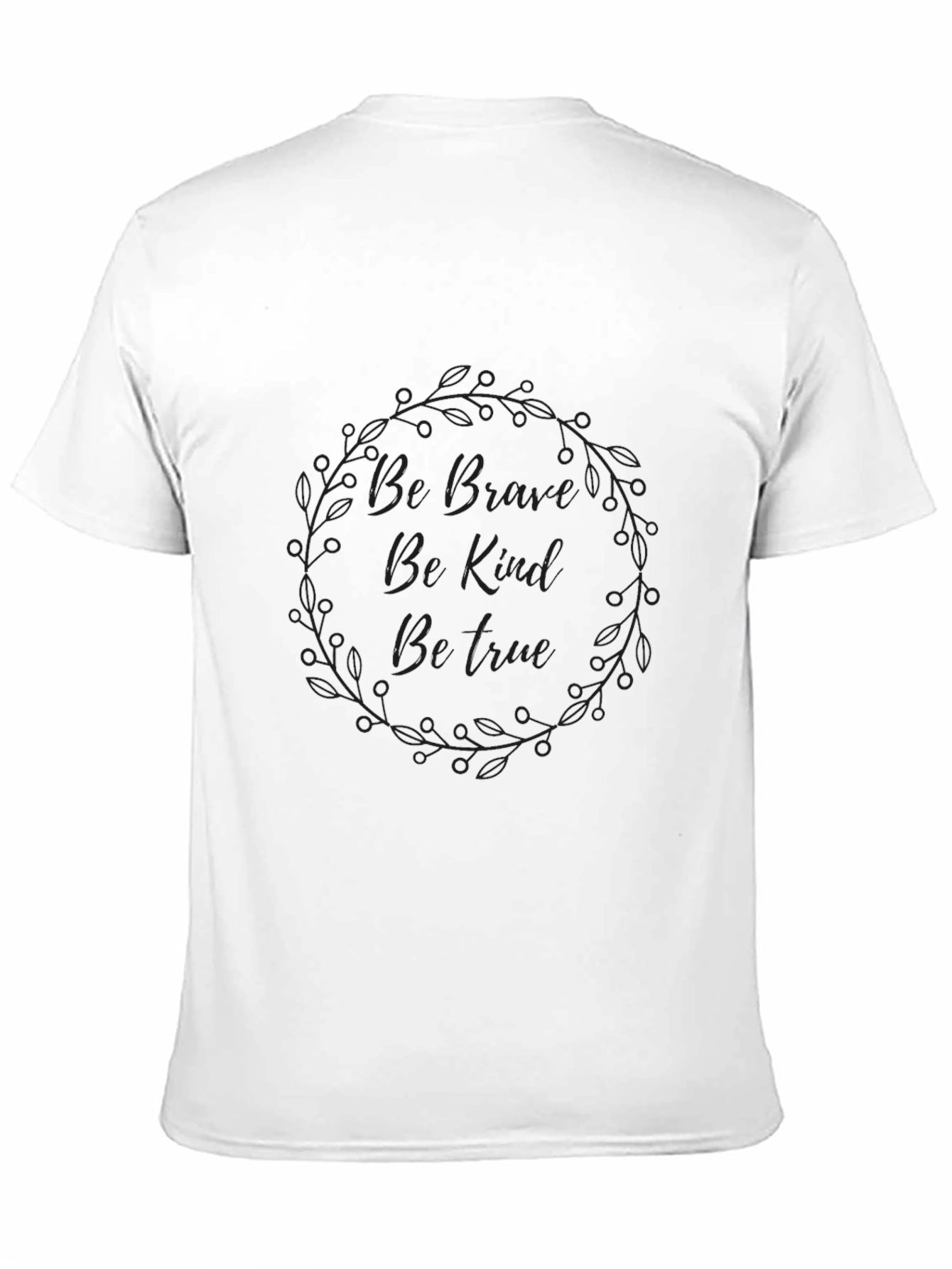 Be Brave Kindness True Black T-Shirt