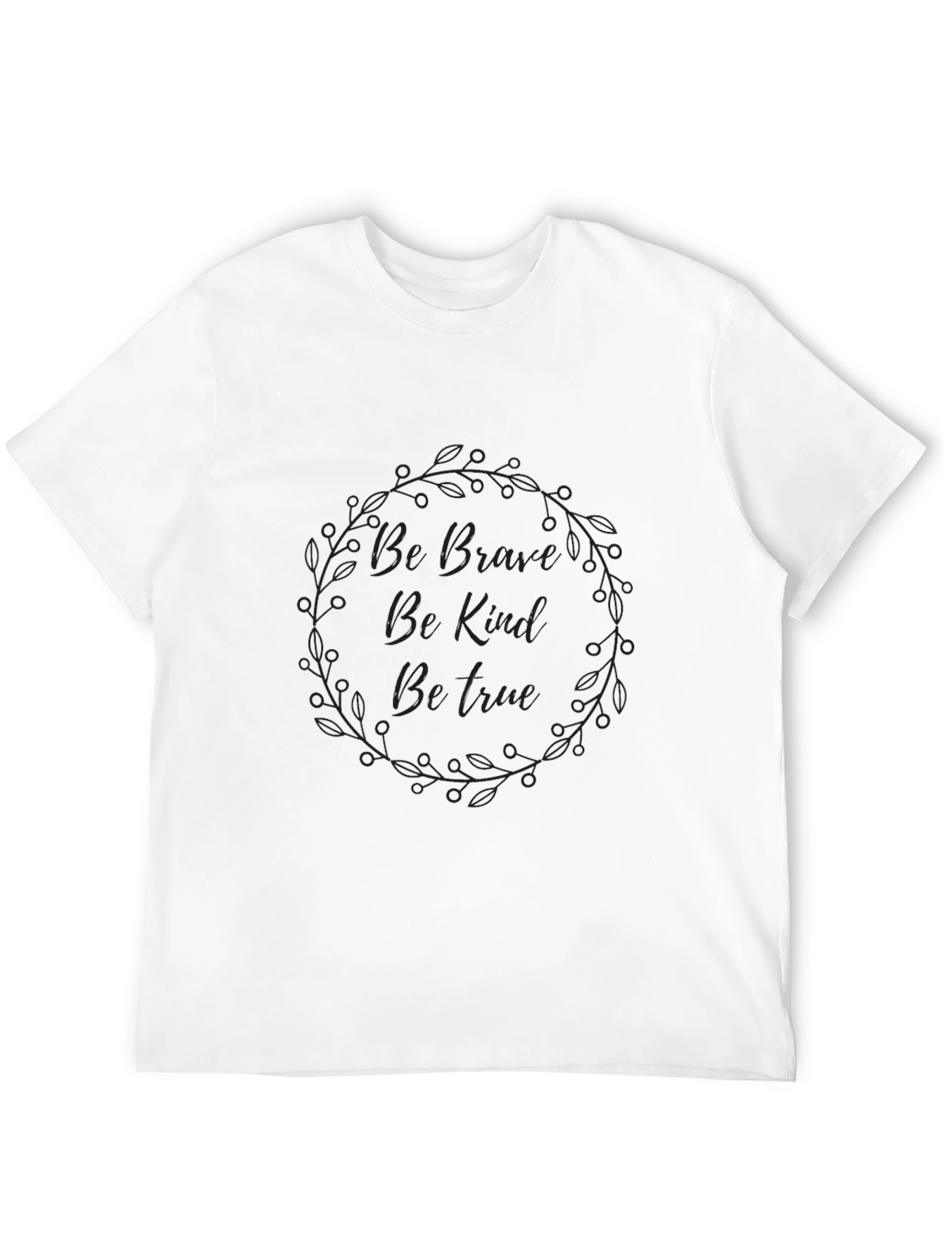 Be Brave Kindness True Black T-Shirt