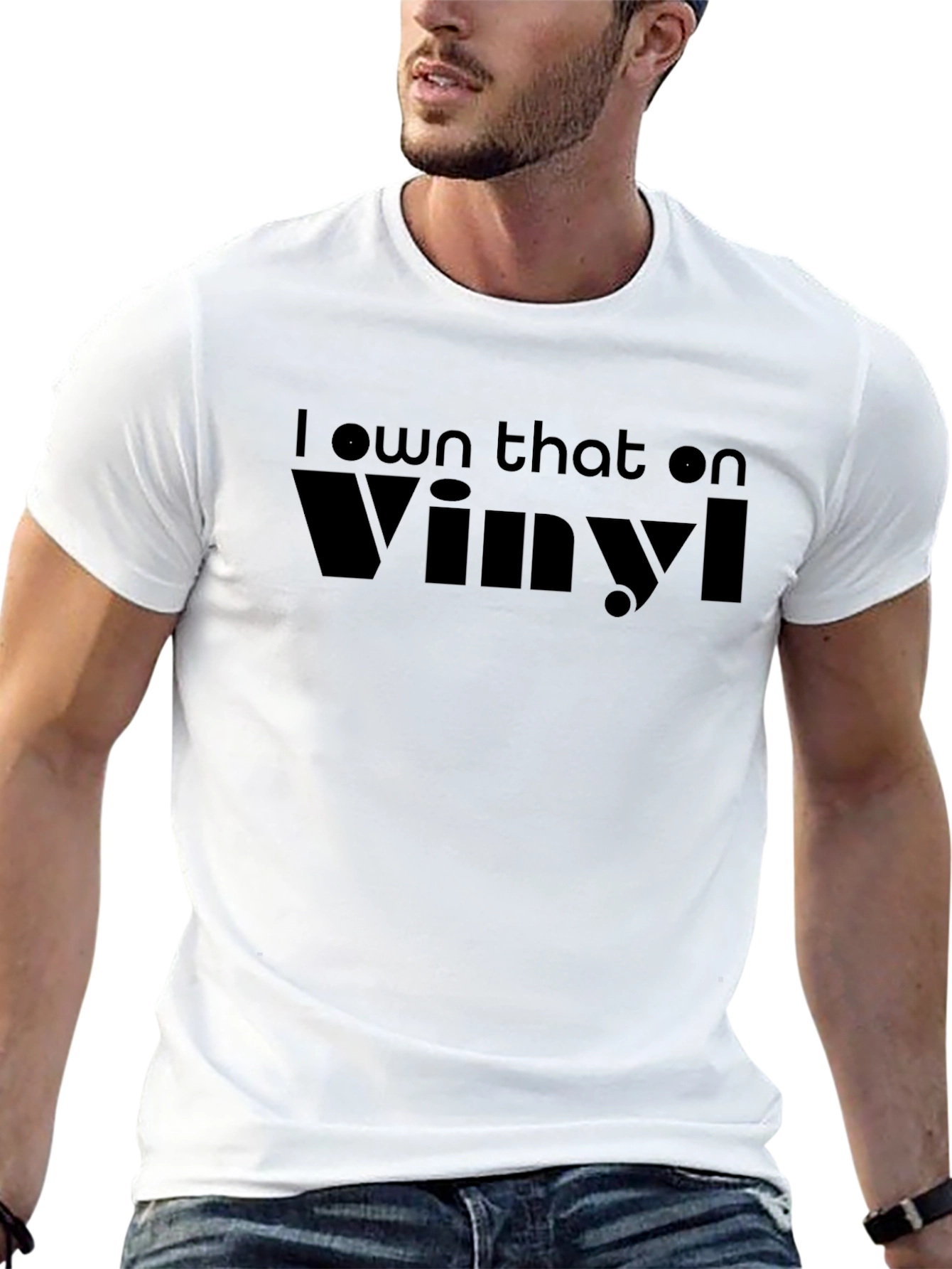 I Own That On Vinyl Black T-Shirt