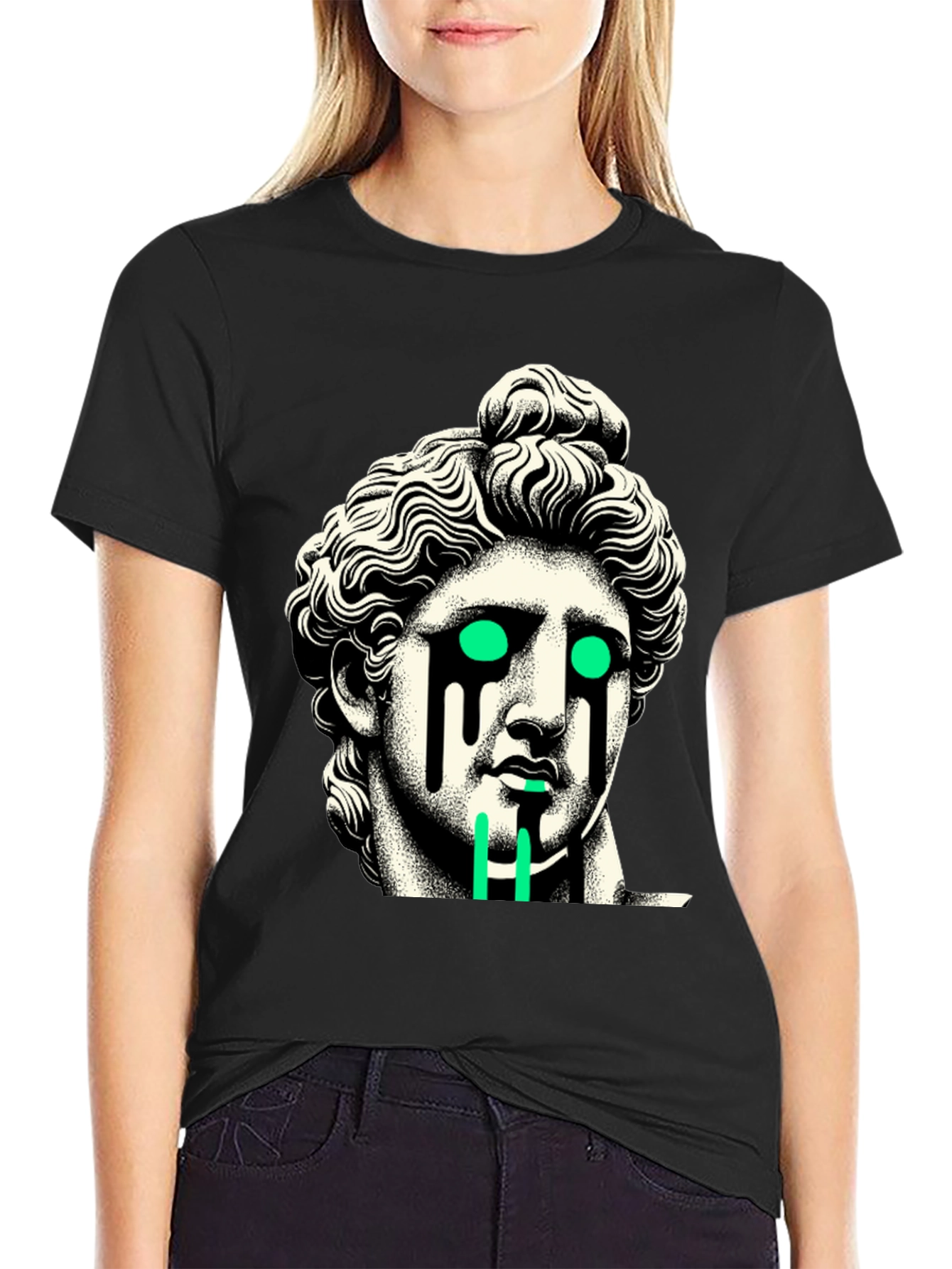 Modern Statue Graphic T-Shirt